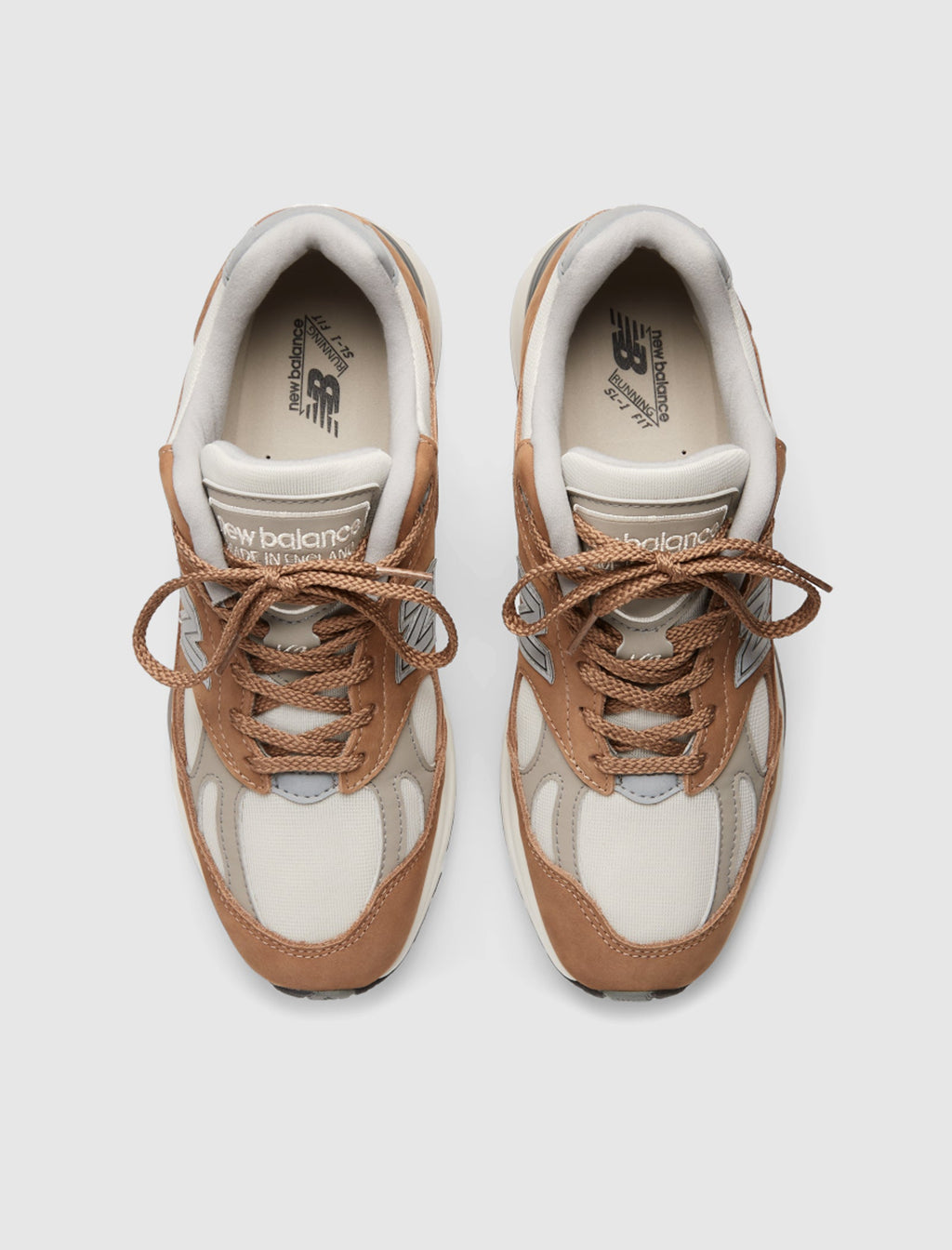 Made In Uk 991v2 Coco Mocca New balance – Гарантія оригінальності – вид ззаду