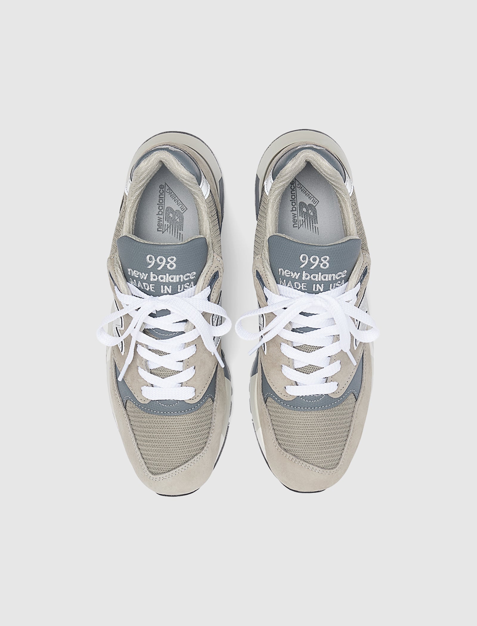 Оригінальна Made In Usa 998 Grey New balance – збільшений вид