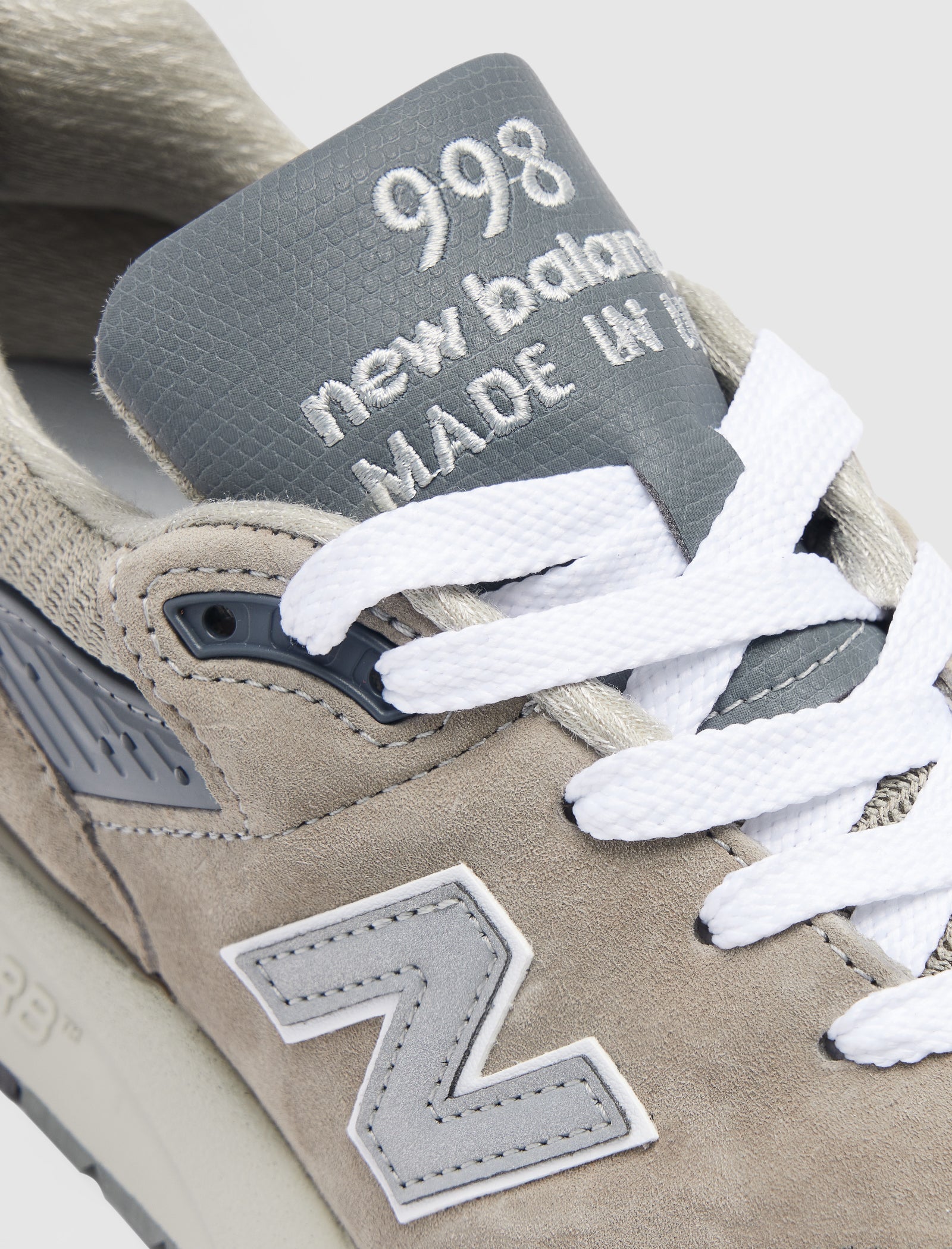 Оригінальна Made In Usa 998 Grey New balance – вид ззаду