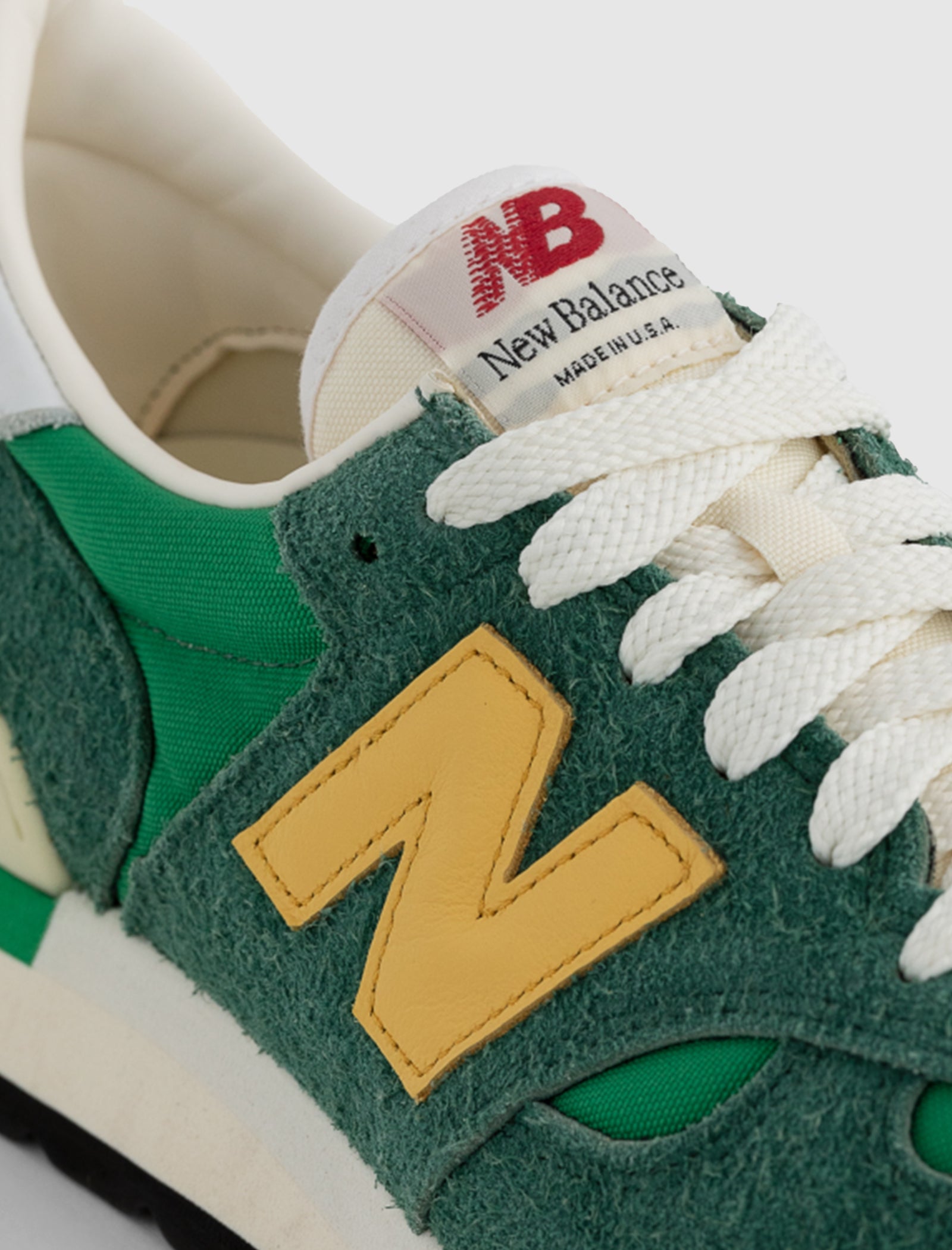 990 V1 Made In Usa Green New balance – Гарантія оригінальності – вид ззаду