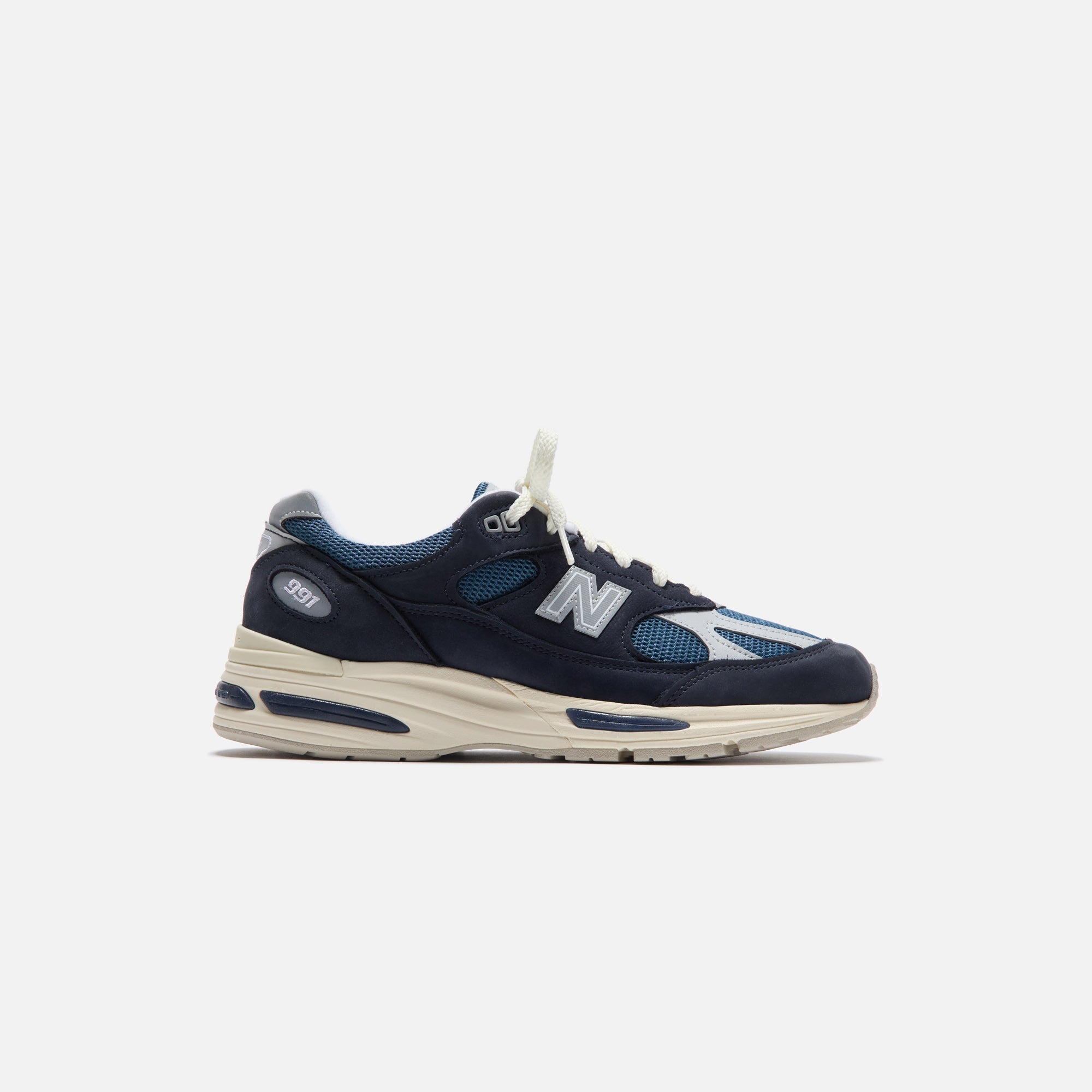 Made In Uk 991v2 Vintage Navy New balance – Гарантія оригінальності – боковий вид