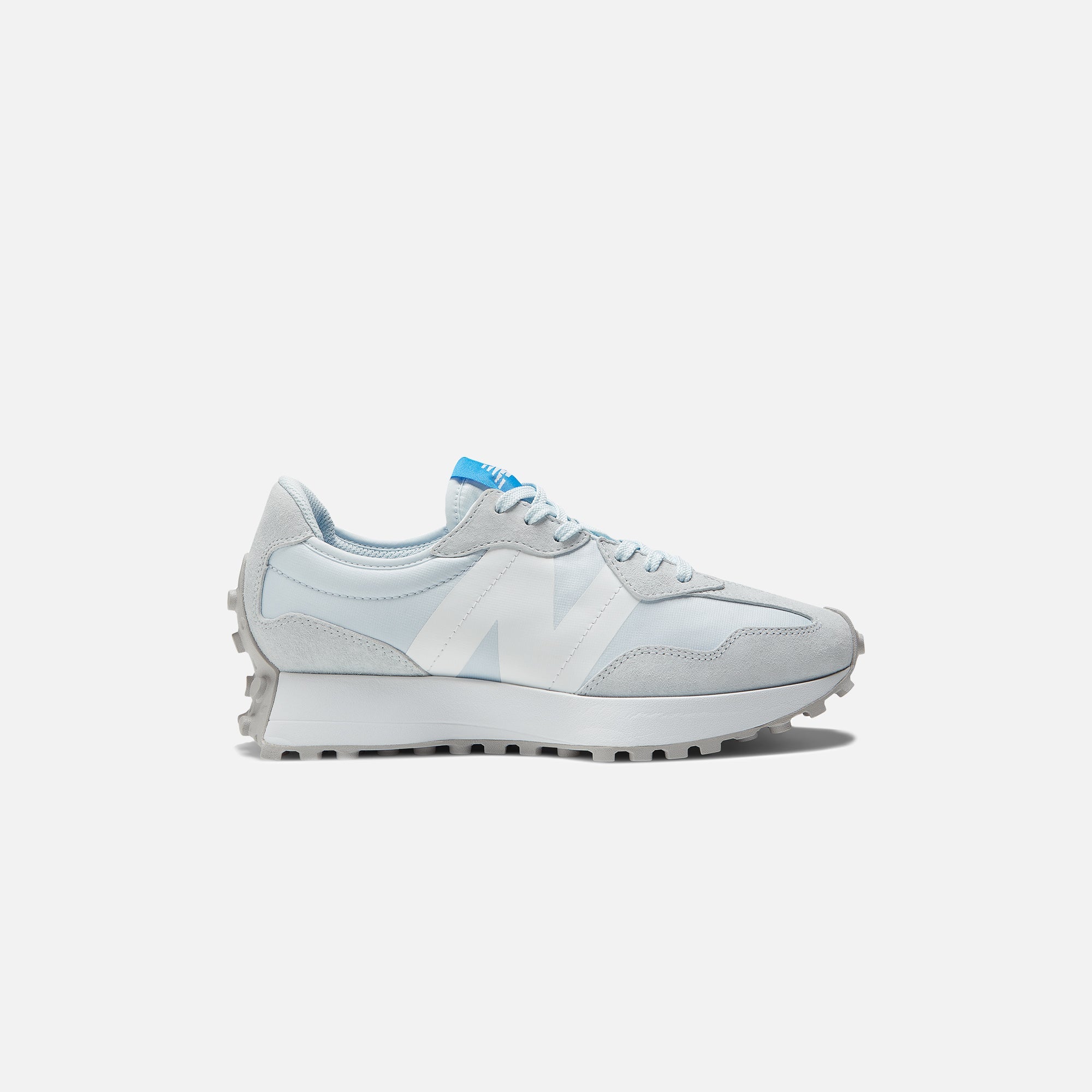 Wmns 327 Serene Blue New balance – Гарантія оригінальності – боковий вид - NEW BALANCE
