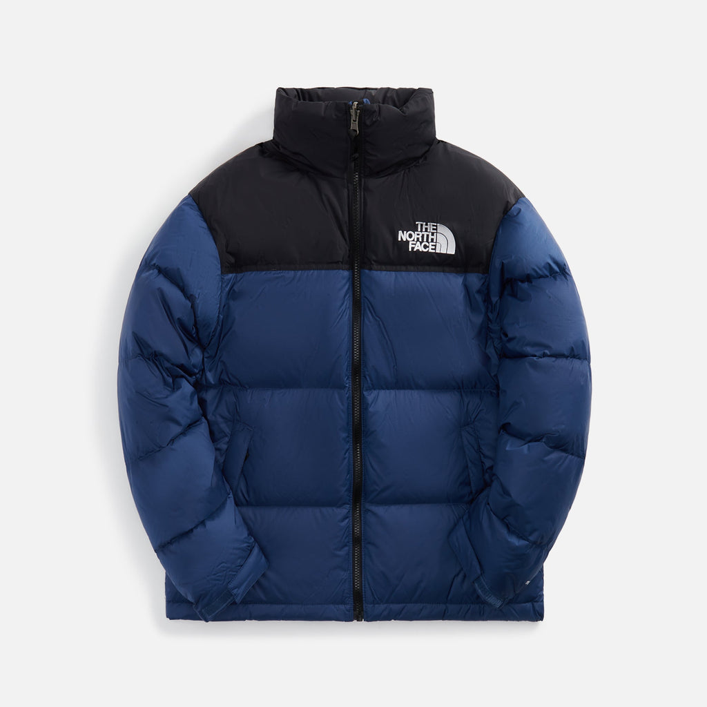 Mens 1996 Retro Nuptse Jacket Shady Blue The north face – Гарантія оригінальності – боковий вид
