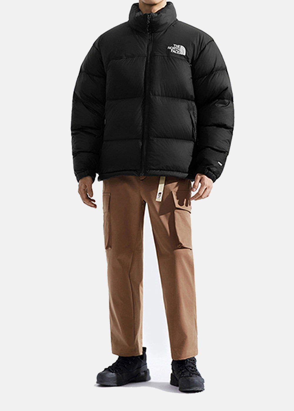 Оригінальна Tnf Black Mens 1996 Retro Nuptse Jacket The north face – вид ззаду