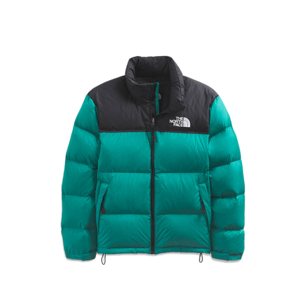 Оригінальна Mens 1996 Retro Nuptse Jacket Porcelain Green The north face – боковий вид