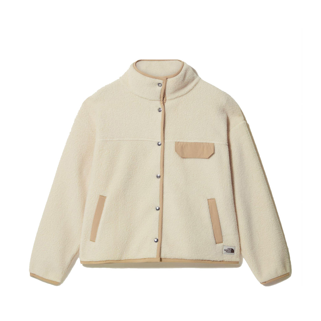 Womens White Cragmont Fleece Jacket The north face оригінал – Купити в Україні – боковий вид