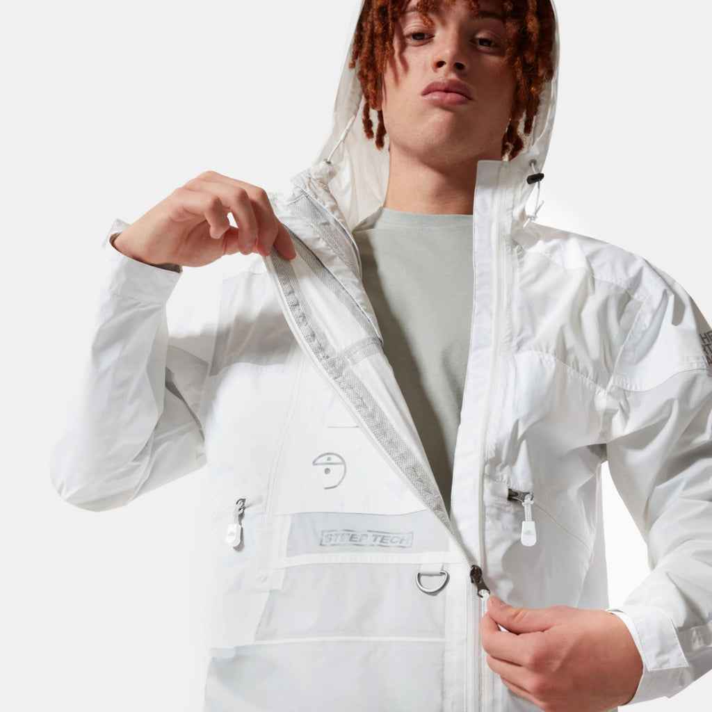 Mens Steep Tech Light Rain Jacket White The north face оригінал – Купити в Україні – детальний вид