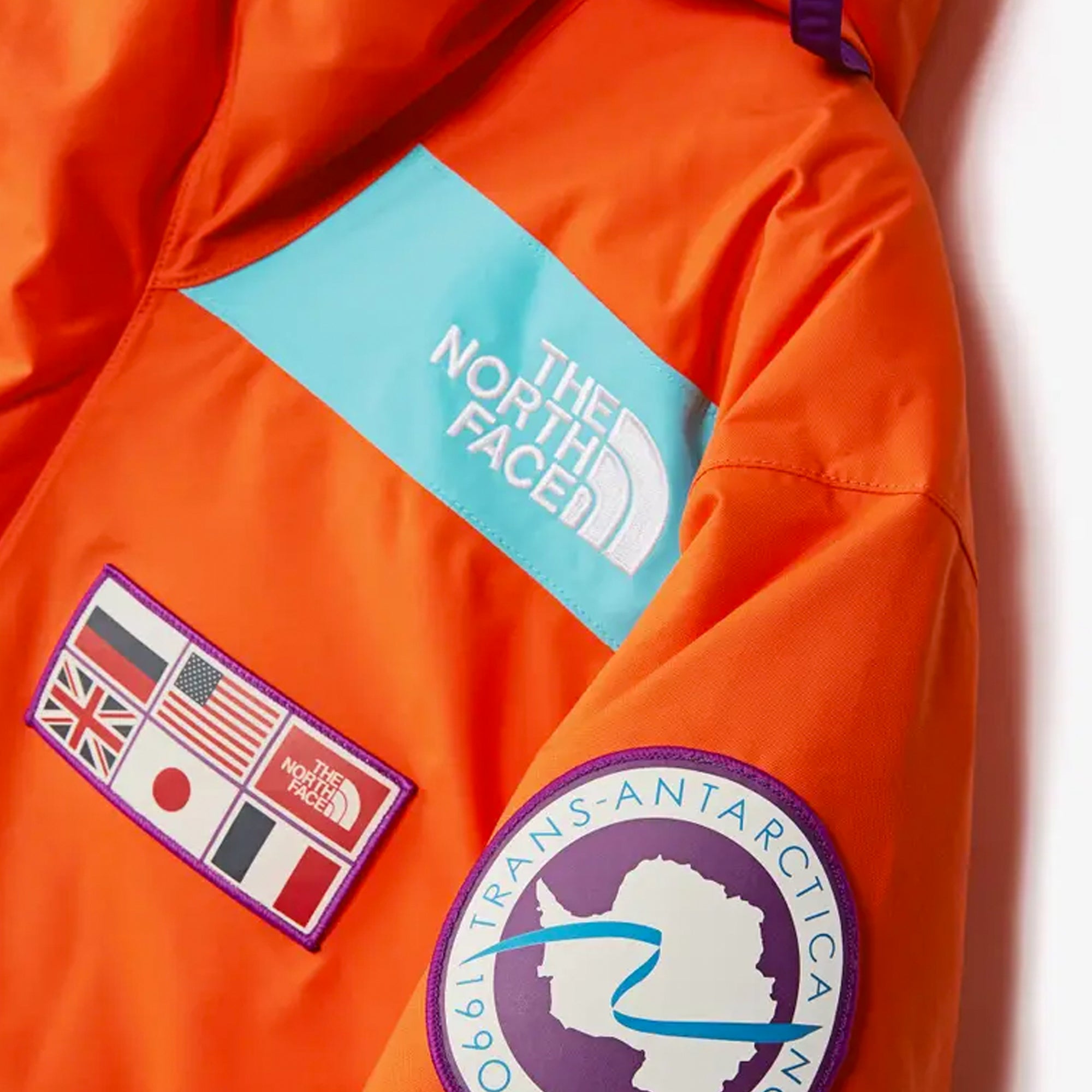 Mens Tae Exped Parka Red Orange The north face – Гарантія оригінальності – детальний вид