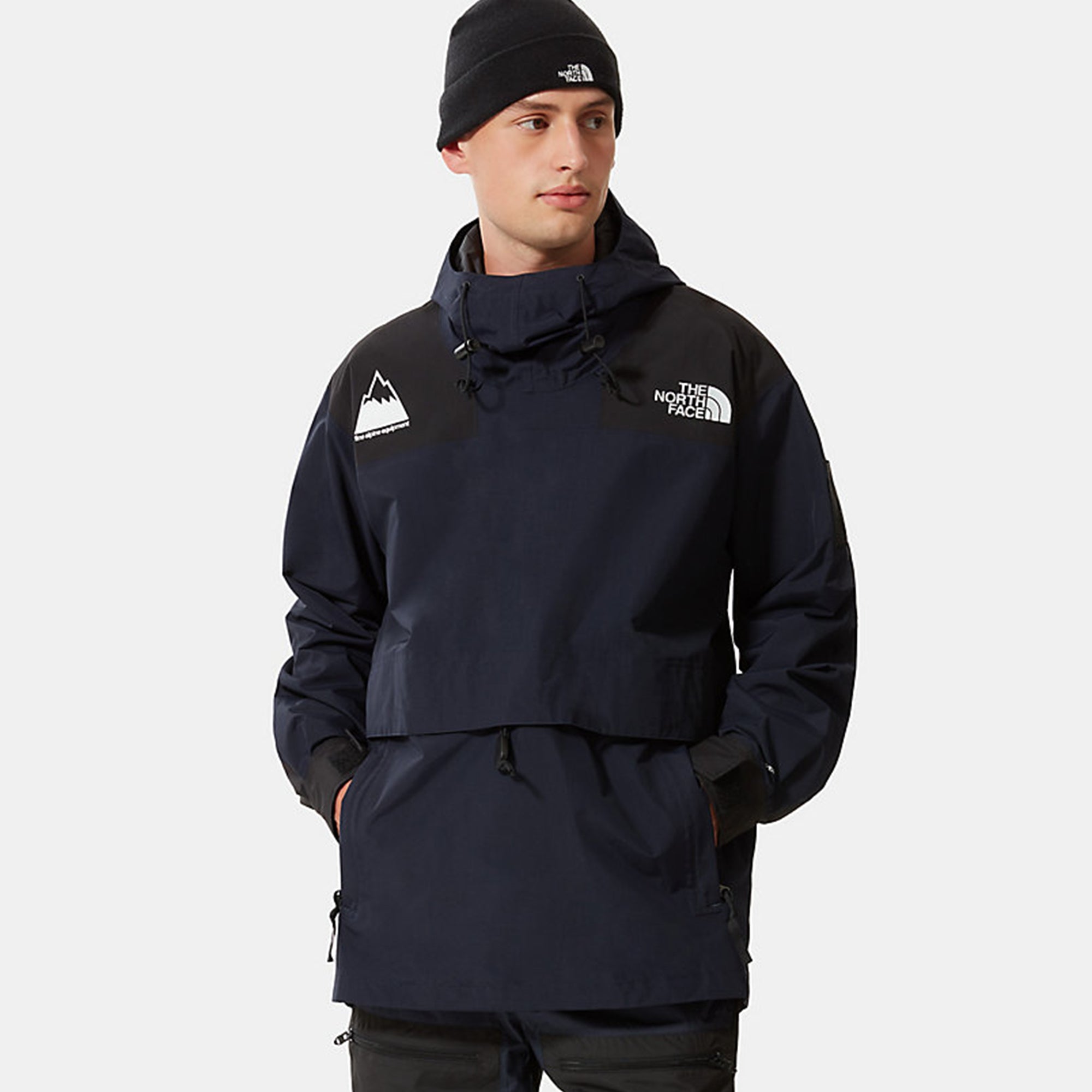 Оригінальна Mens Origins 86 Mtn Anorak Aviator Navy The north face – вид ззаду
