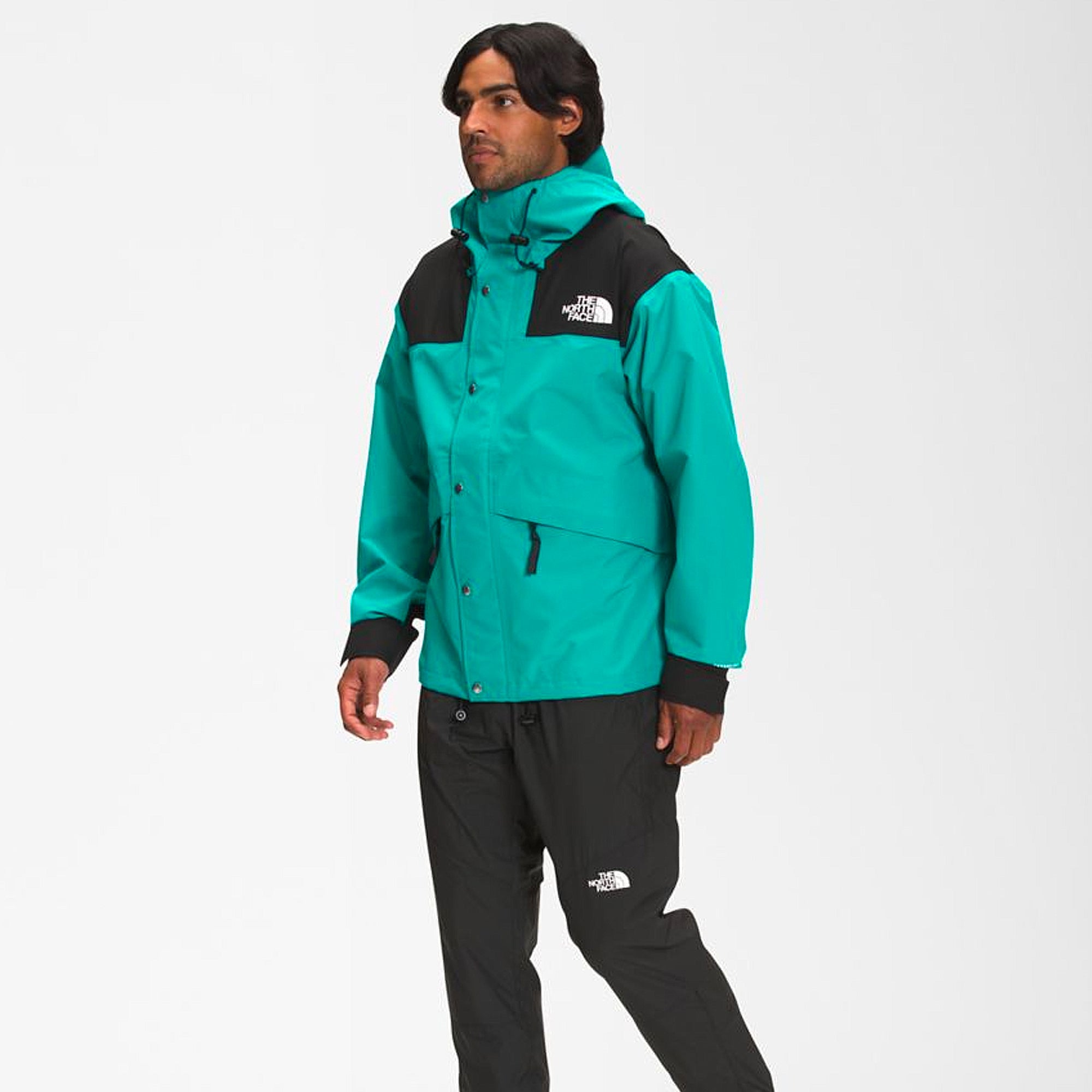 Оригінальна Mens 86 Futurelight Mountain Jacket Porcelain Green The north face – вид ззаду