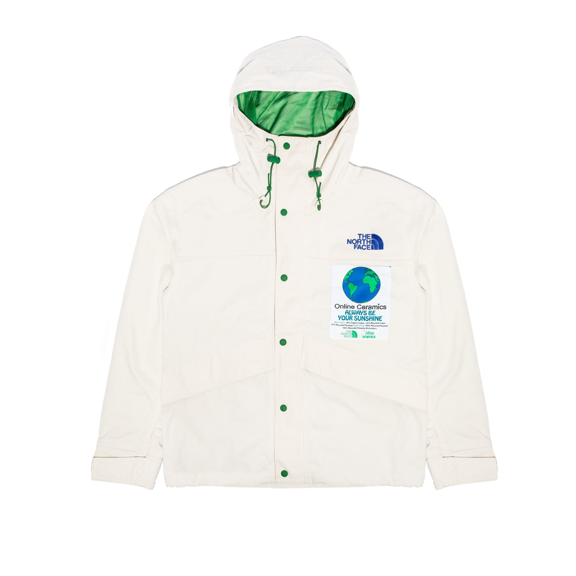 X Online Ceramics Mens 86 Mountain Jacket Raw Undyed The north face – Гарантія оригінальності – боковий вид