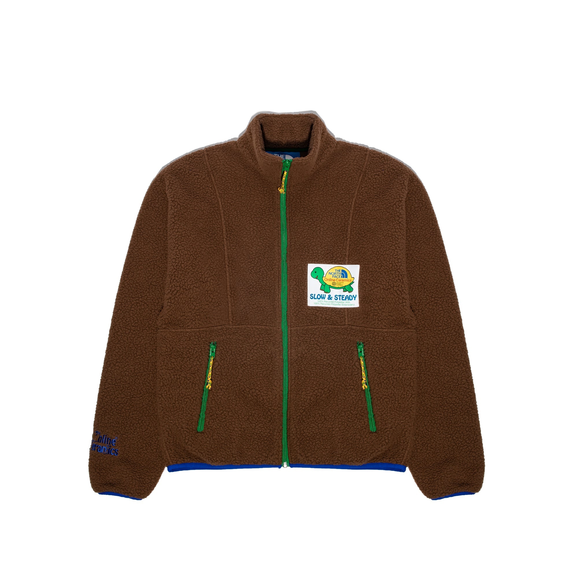 Оригінальна X Online Ceramics Mens Sherpa Attitude Fz Jacket Earth Brown The north face – боковий вид