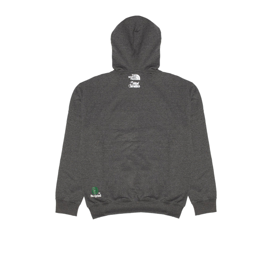 Оригінальна X Online Ceramics Mens Graphic Hoodie Black Regrind The north face – вид ззаду
