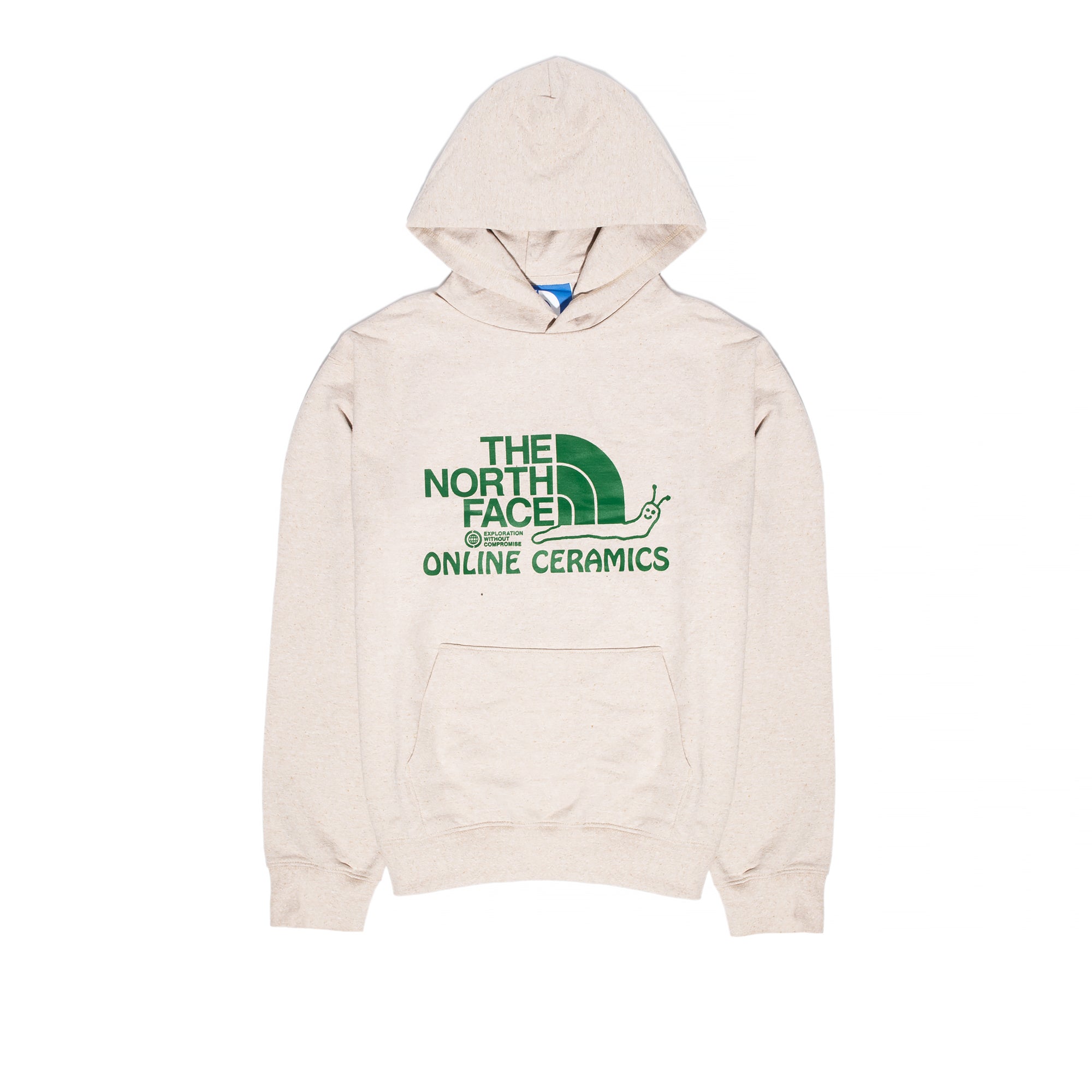 X Online Ceramics Mens Graphic Hoodie White Regrind The north face – Гарантія оригінальності – боковий вид