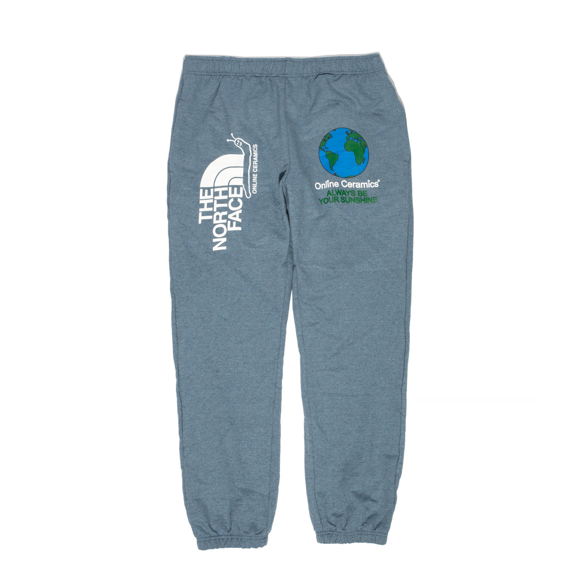 X Online Ceramics Mens Graphic Sweatpants Blue Regrind The north face оригінал – Купити в Україні – боковий вид