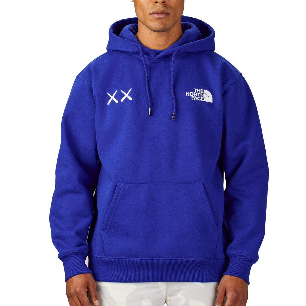 Оригінальна XX Kaws Mens Hoody Bolt Blue The north face – вид ззаду