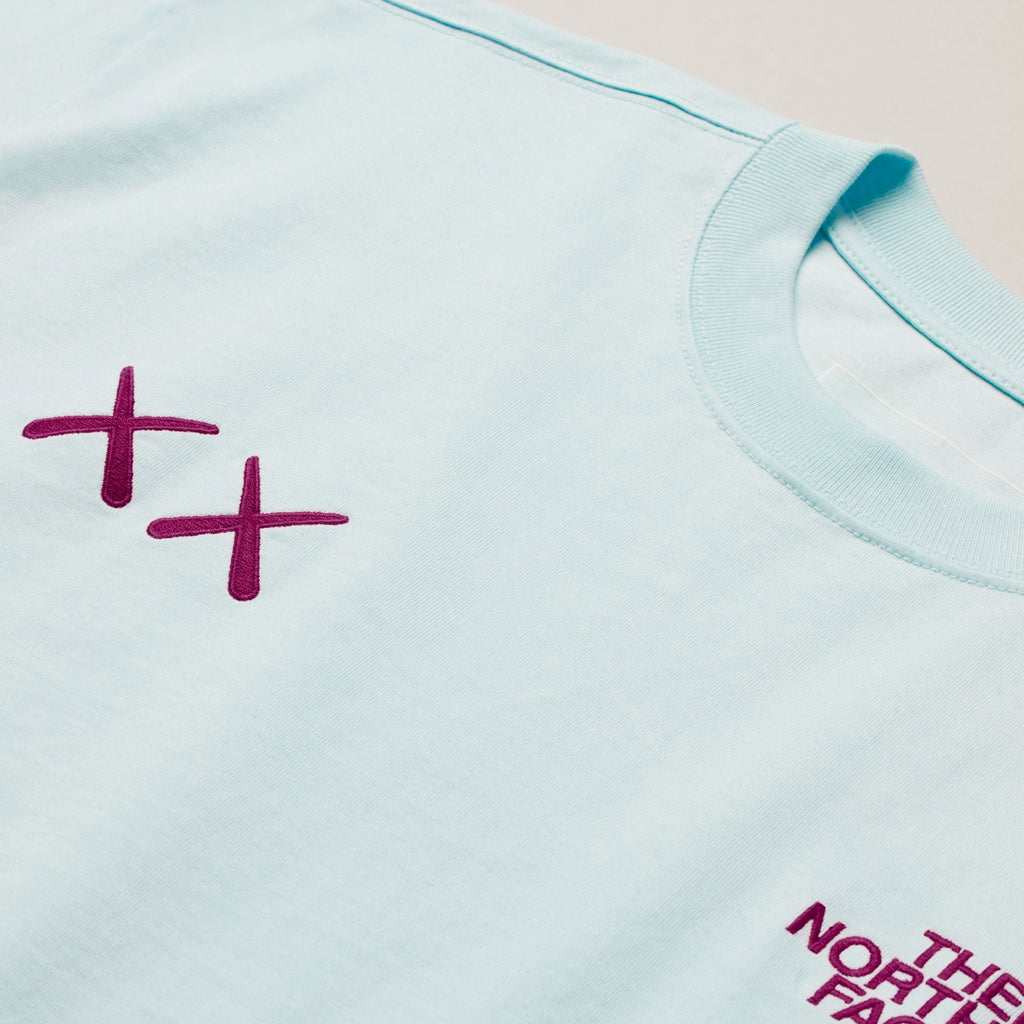 XX Kaws Mens Ss Tee Ice Blue The north face – Гарантія оригінальності – збільшений вид