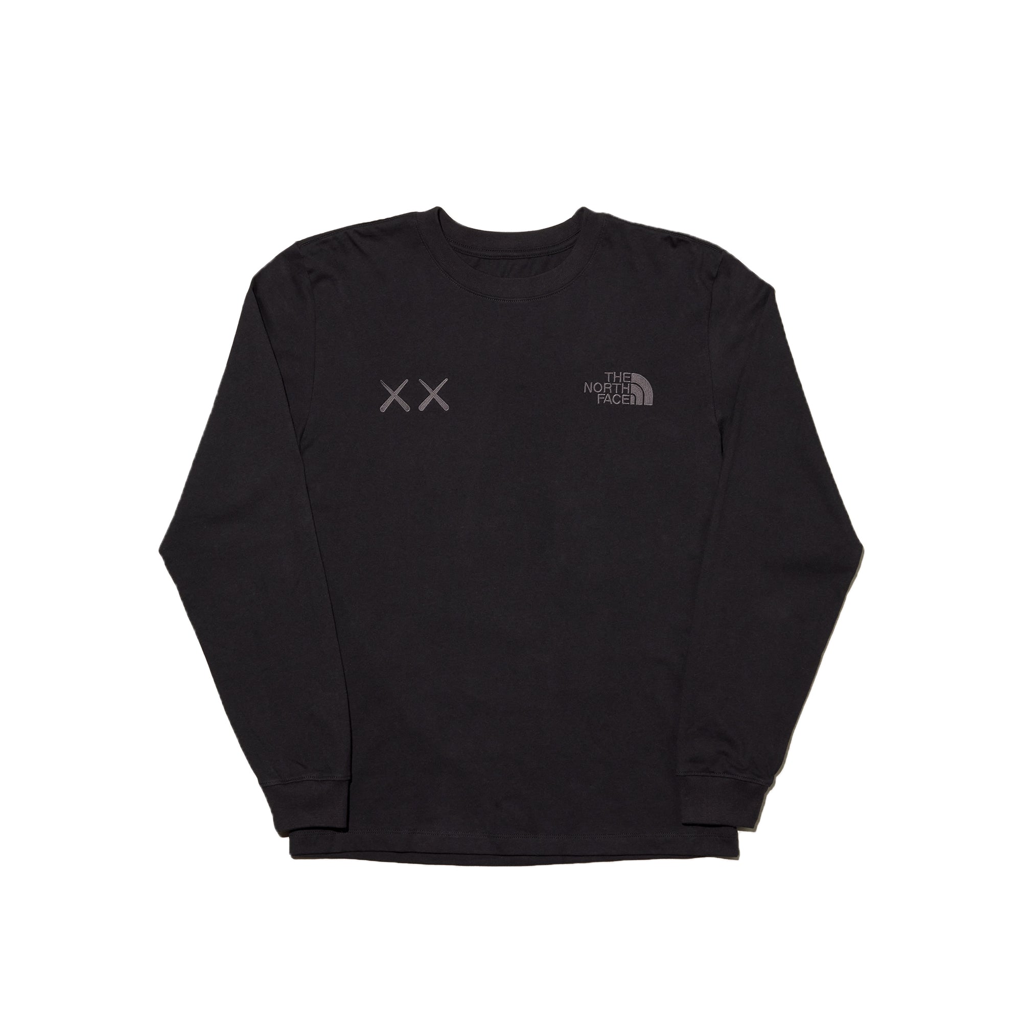 X Kaws Ls Tee The north face оригінал – Купити в Україні – боковий вид