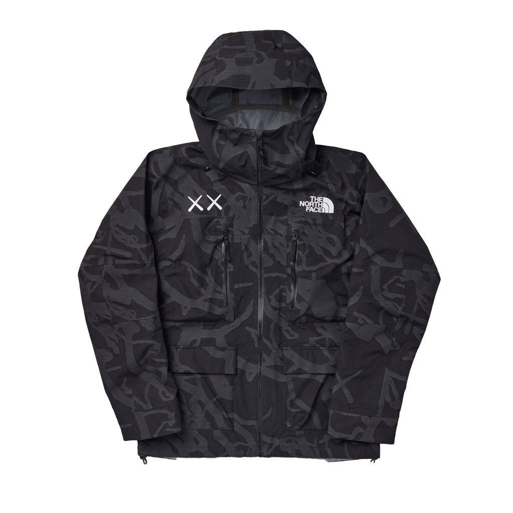 XX Kaws Mens Freeride Jacket Black Dragline Printe The north face – Гарантія оригінальності – боковий вид