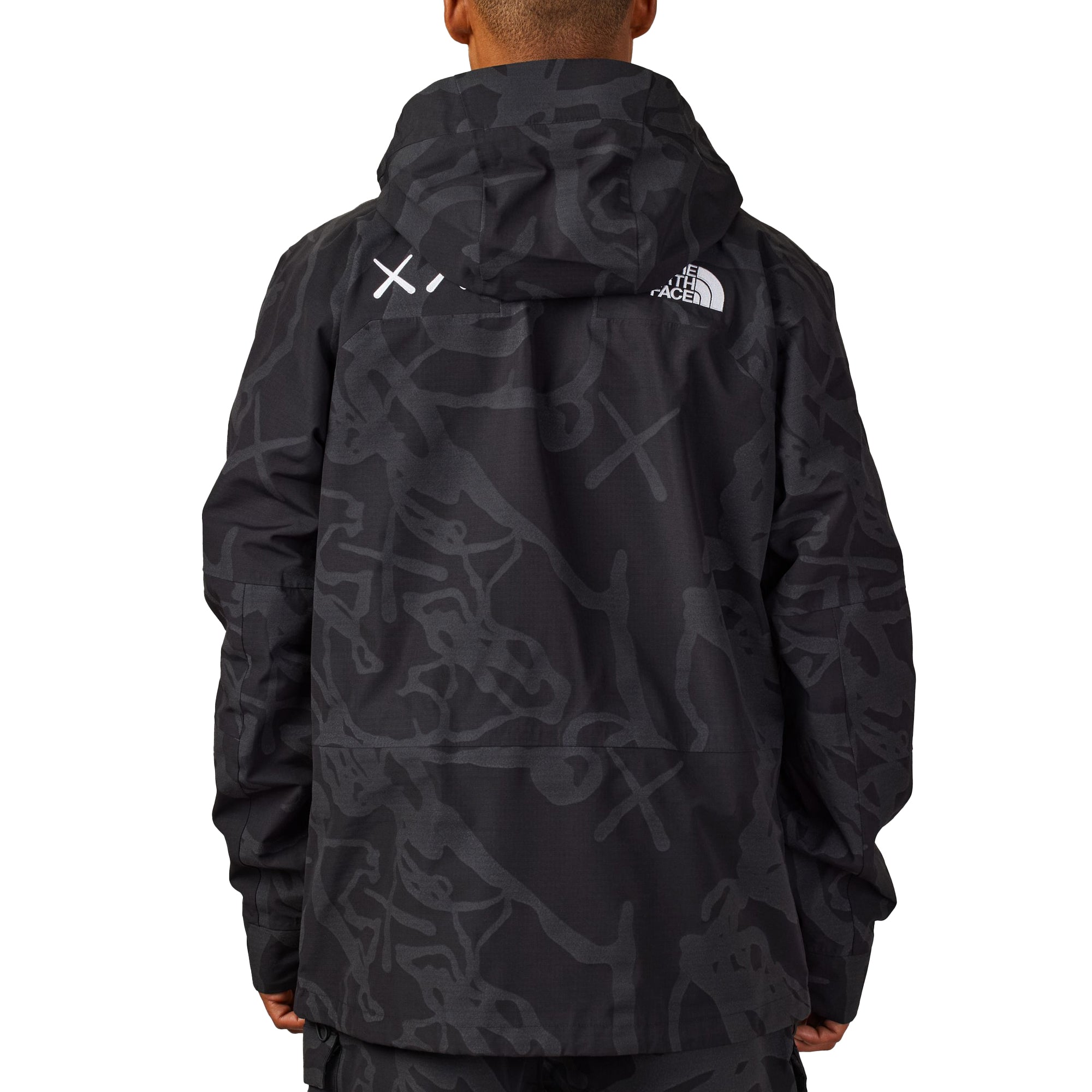 XX Kaws Mens Freeride Jacket Black Dragline Printe The north face – Гарантія оригінальності – детальний вид