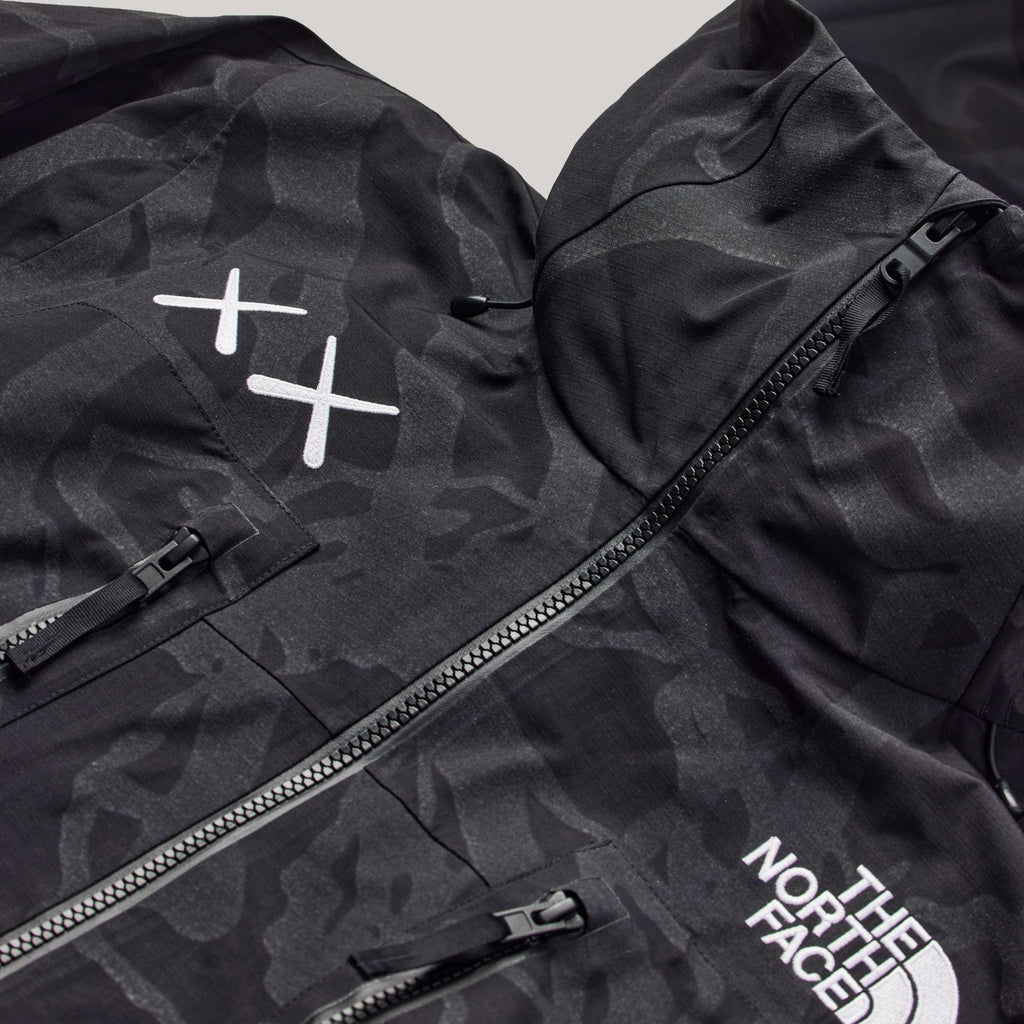 XX Kaws Mens Freeride Jacket Black Dragline Printe The north face – Гарантія оригінальності – збільшений вид