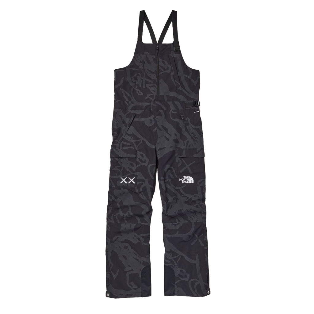 XX Kaws Freeride Bib Black Dragline Print The north face оригінал – Купити в Україні – боковий вид