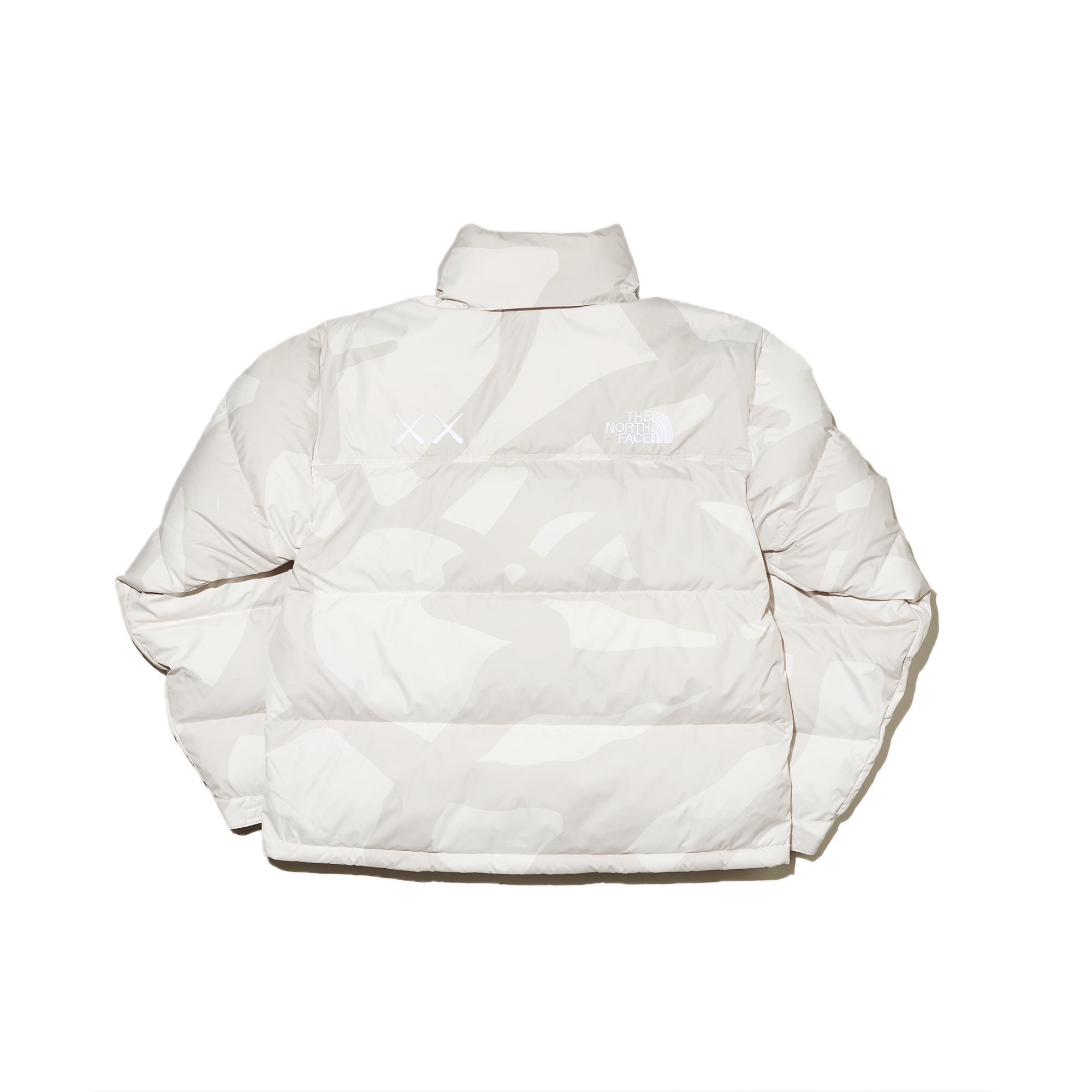 Оригінальна X Kaws Retro 1996 Nuptse Jacket The north face – вид ззаду