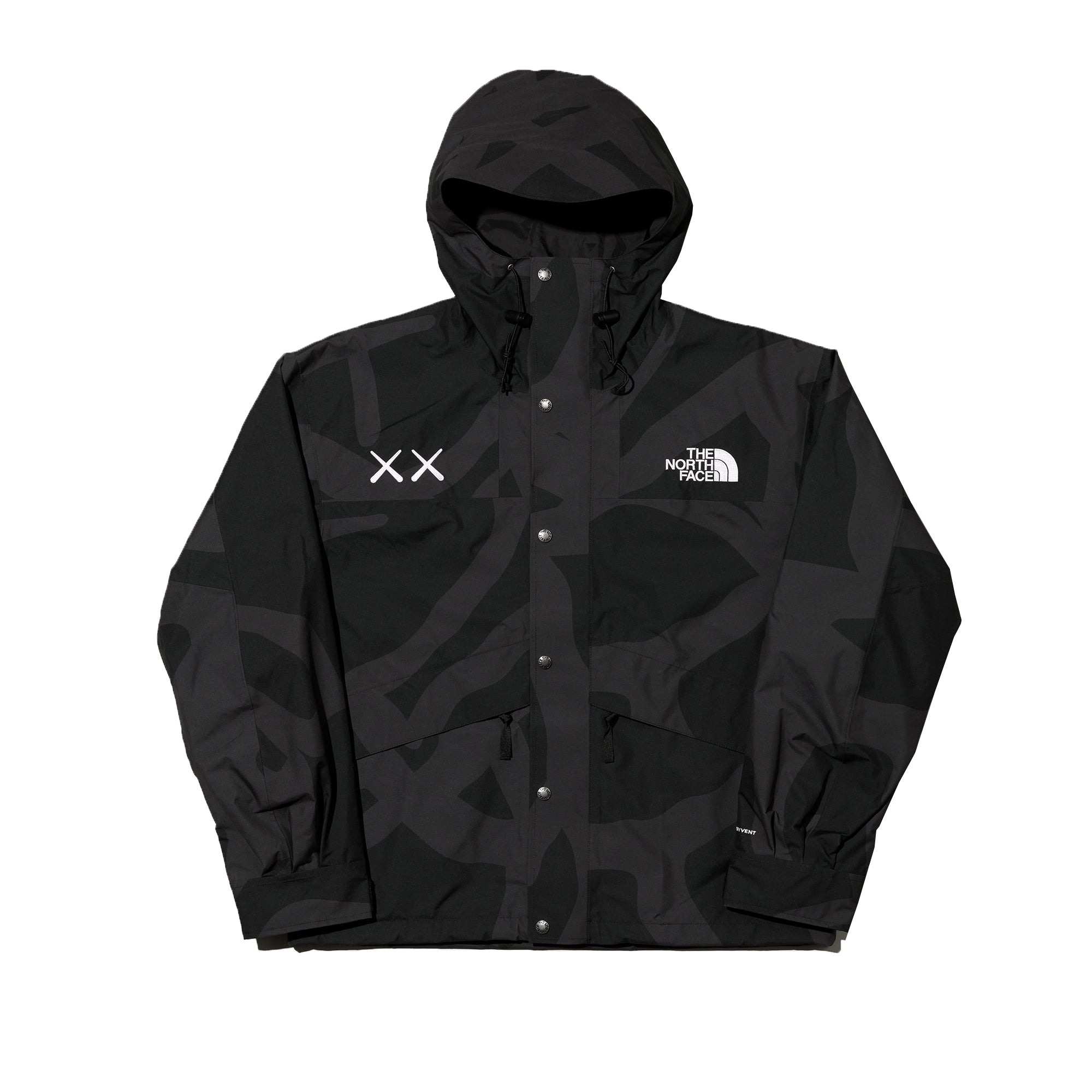 X Kaws Retro 1986 Mountain Jacket The north face оригінал – Купити в Україні – боковий вид