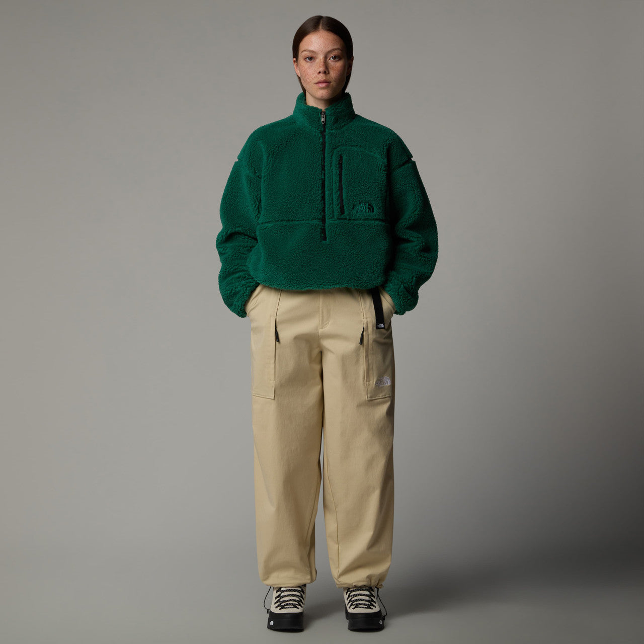 Wmns Extreme Pile Pullover 2 The north face оригінал – Купити в Україні – боковий вид