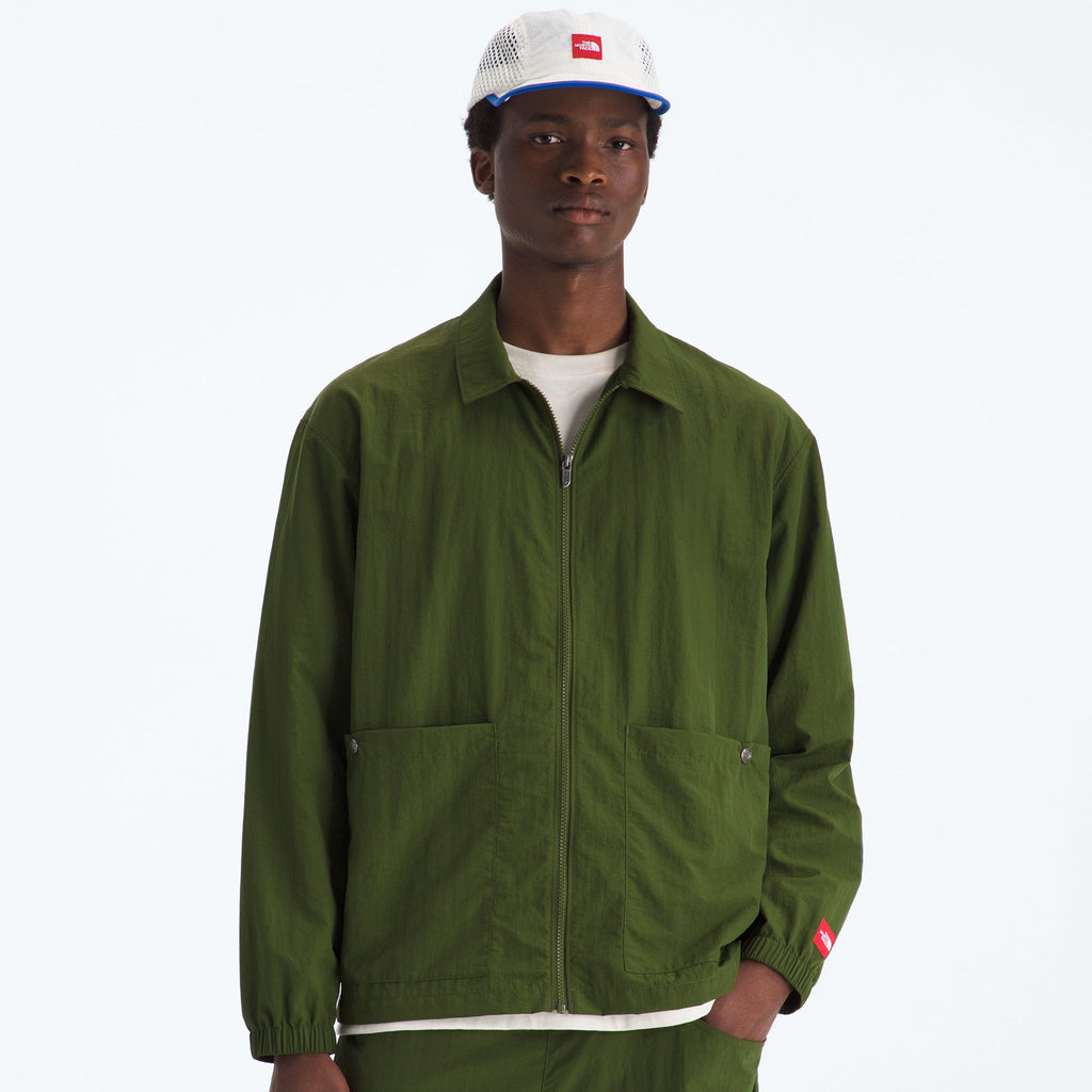 Mens Red Box Nylon Longsleeve Shirt The north face – Гарантія оригінальності – вид ззаду