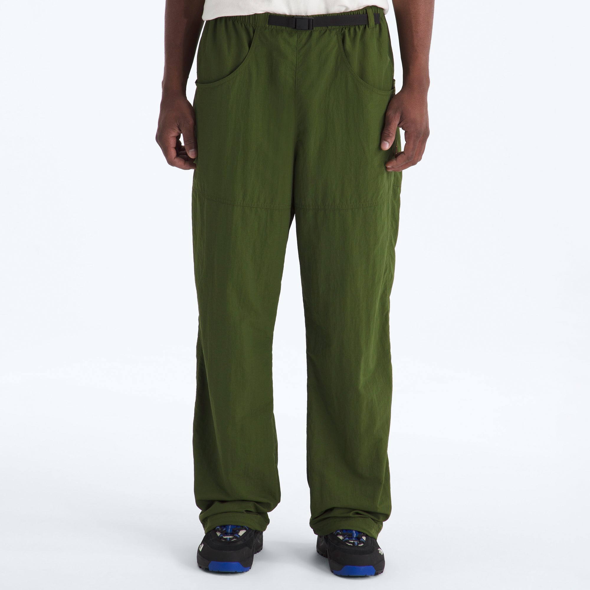 Mens Red Box Nylon Belted Pant The north face – Гарантія оригінальності – вид ззаду
