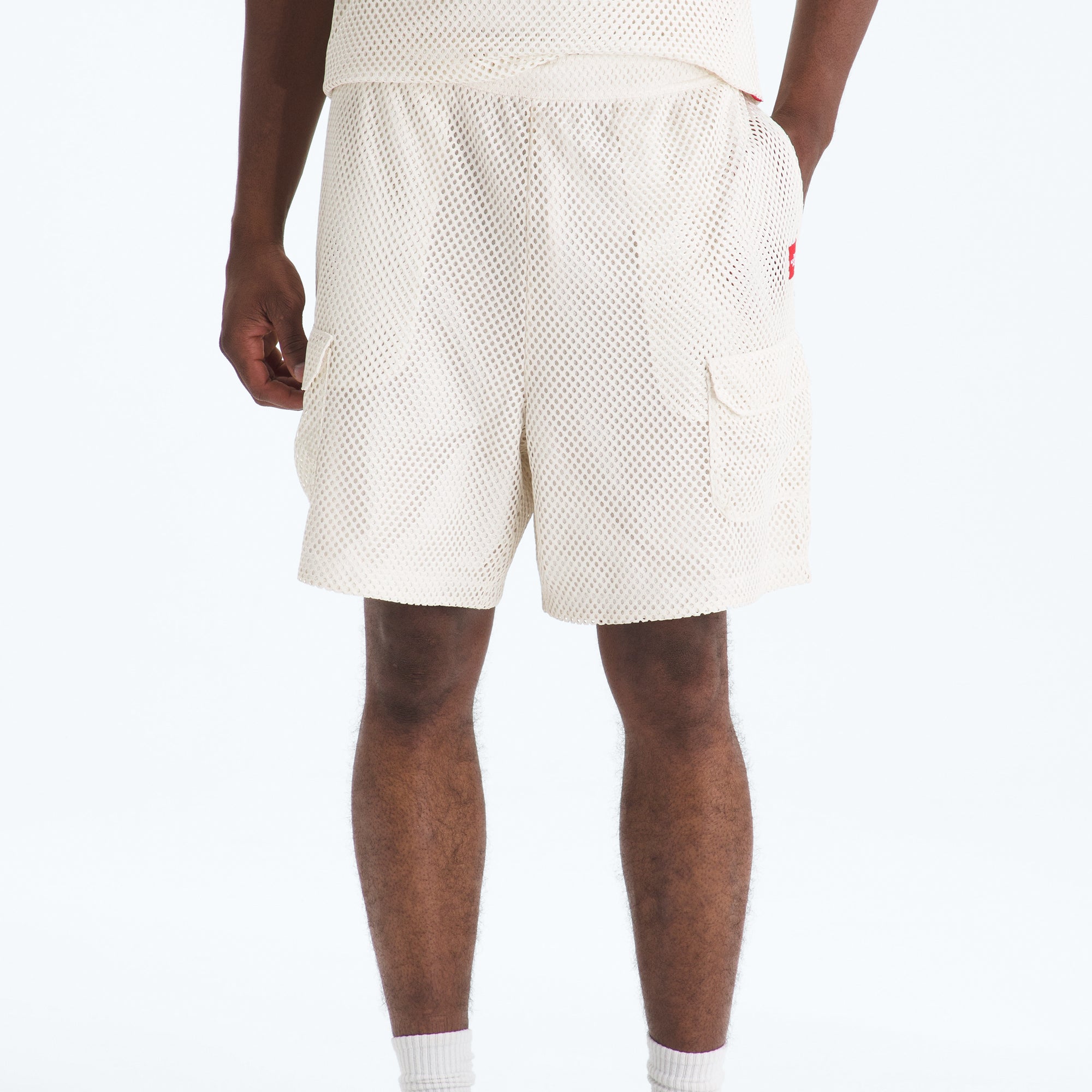 Mens Red Box Mesh Utility Short The north face – Гарантія оригінальності – вид ззаду