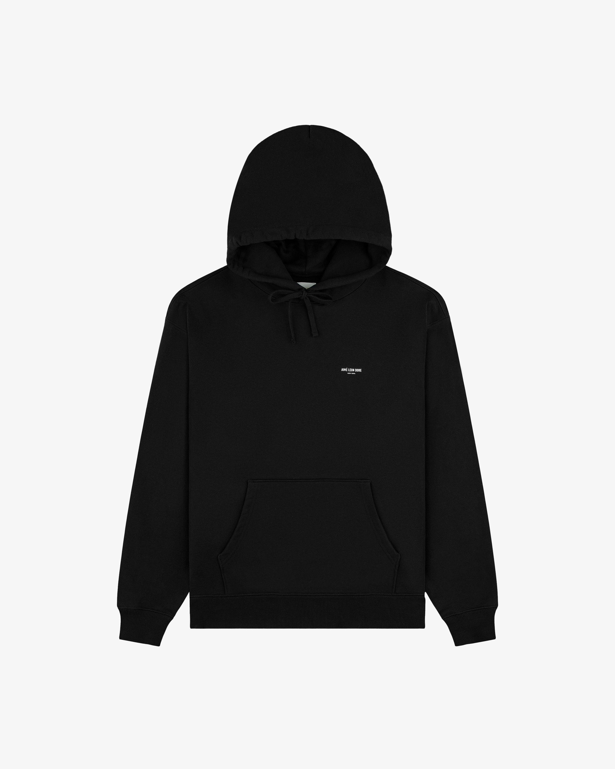 Micro Logo Hoodie Aime leon dore – Гарантія оригінальності – вид ззаду