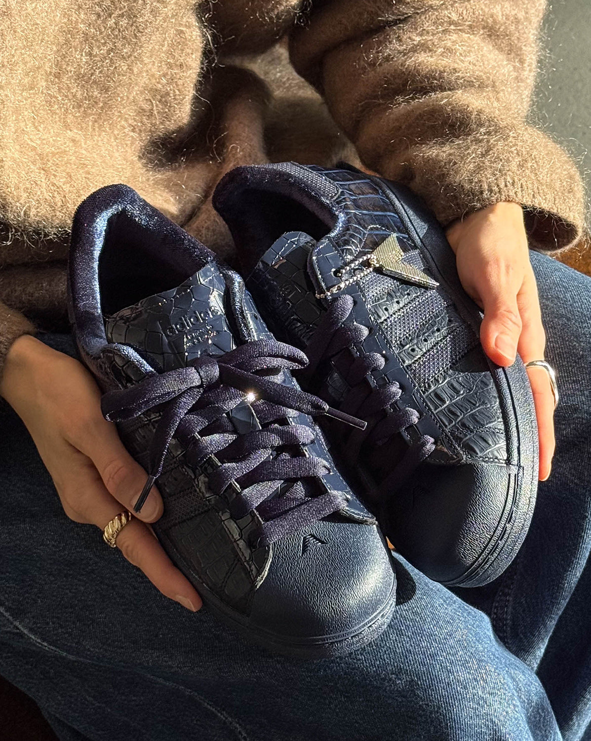 Оригінальна X Anthony Edwards Superstar II Adidas – збільшений вид - ADIDAS