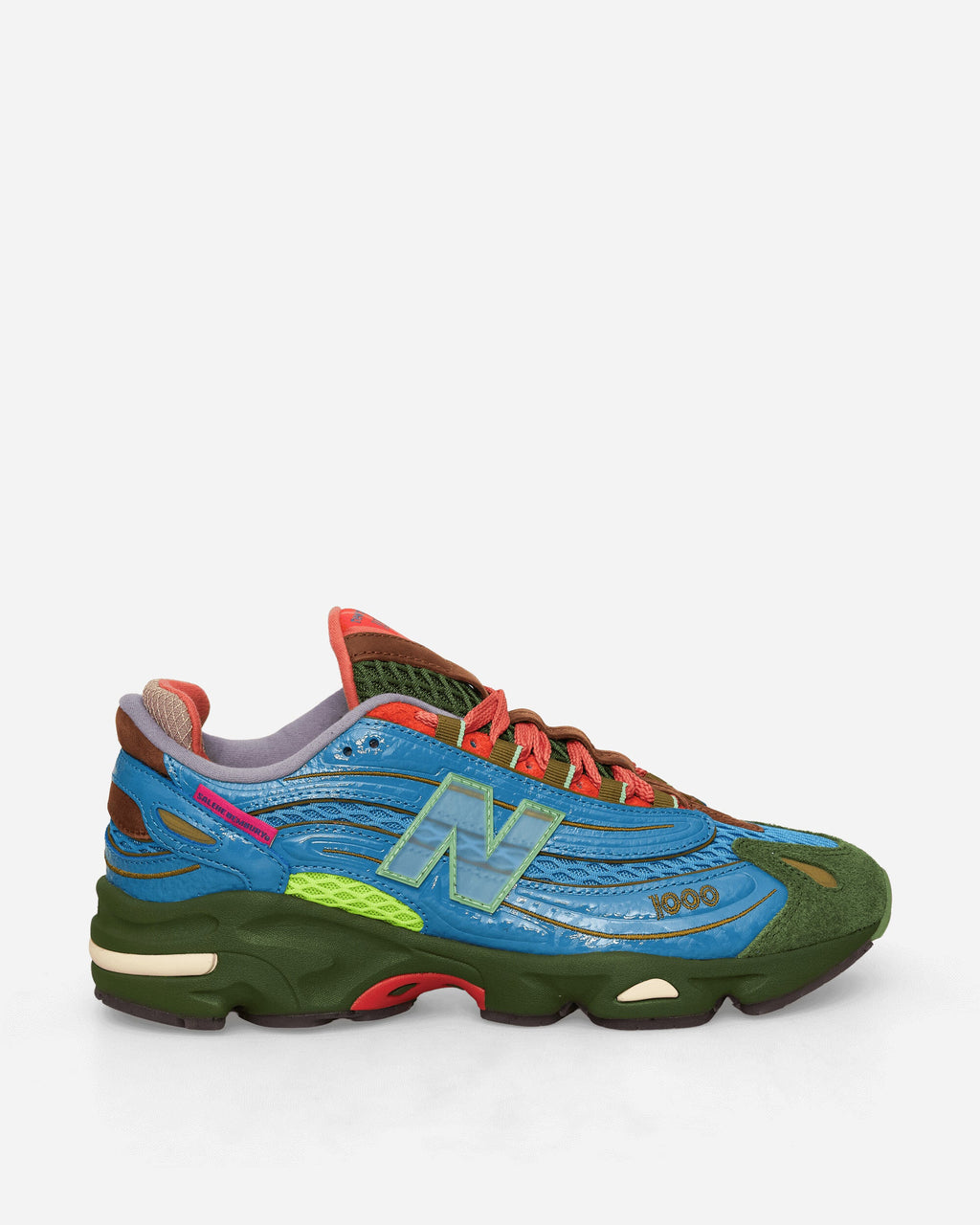 Оригінальна Salehe Bembury 1000 Sneakers Blue New balance – боковий вид