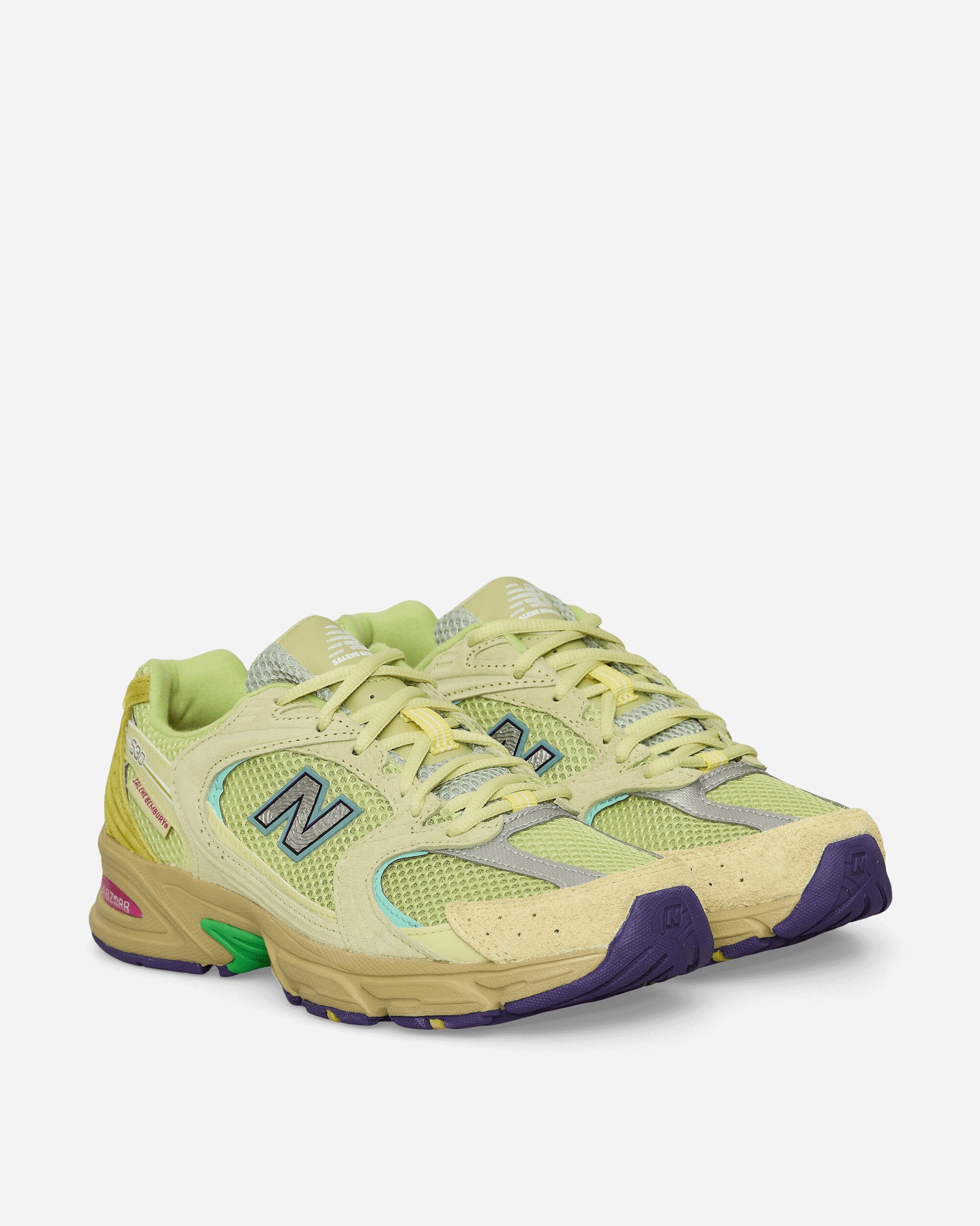 Salehe Brembury 530 Sneakers Dusty Yellow New balance – Гарантія оригінальності – вид ззаду - NEW BALANCE