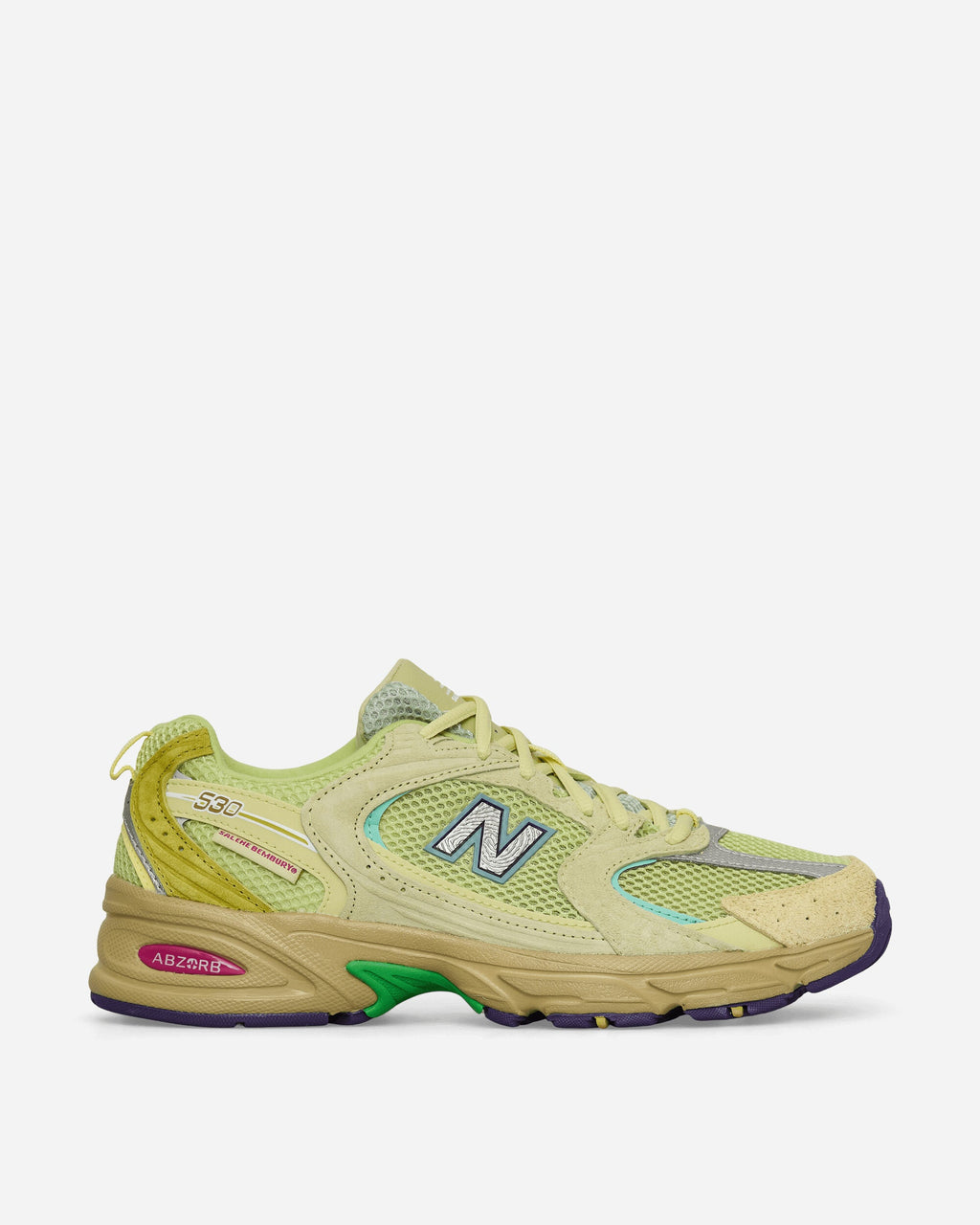 Salehe Brembury 530 Sneakers Dusty Yellow New balance – Гарантія оригінальності – боковий вид
