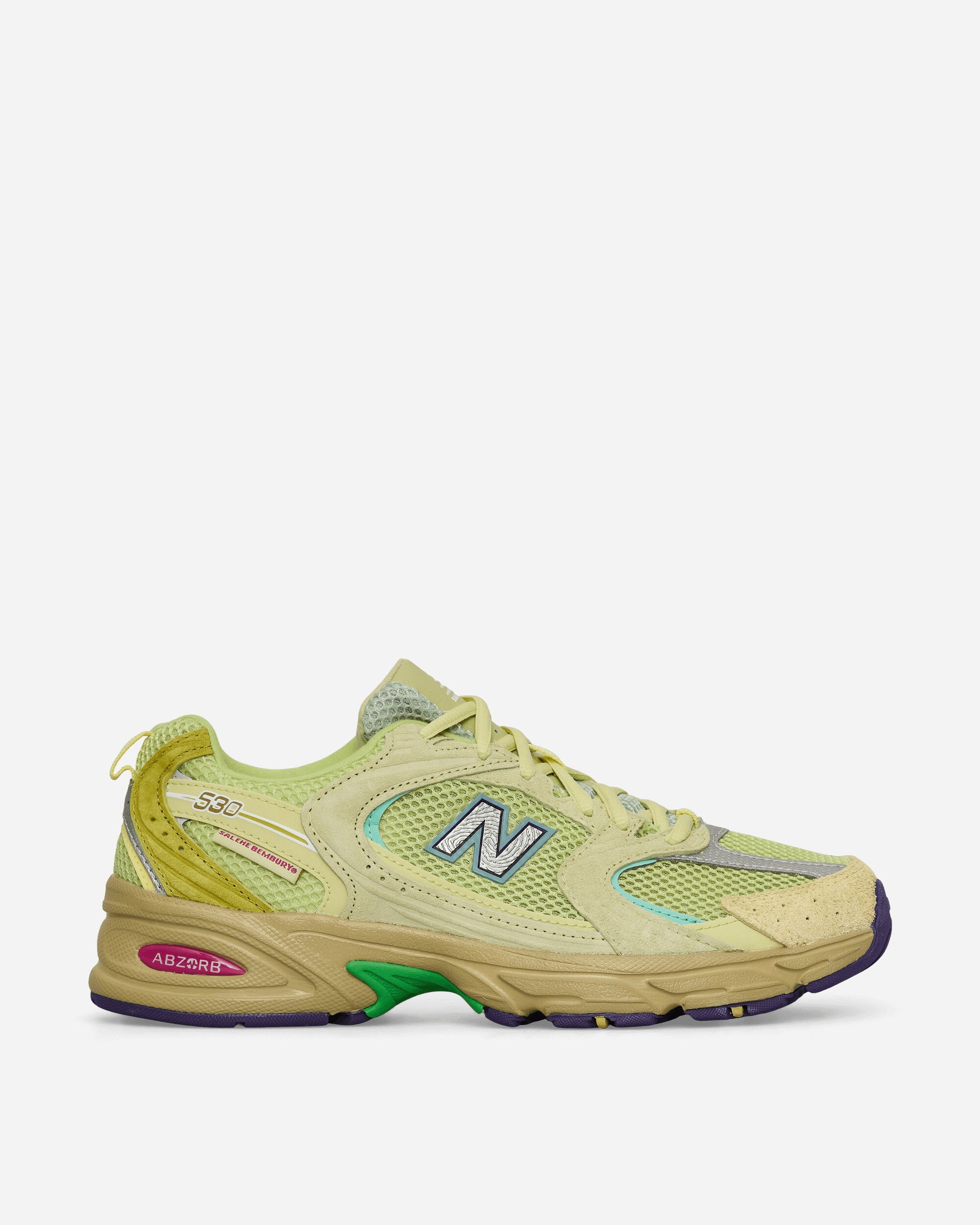 Salehe Brembury 530 Sneakers Dusty Yellow New balance – Гарантія оригінальності – боковий вид - NEW BALANCE