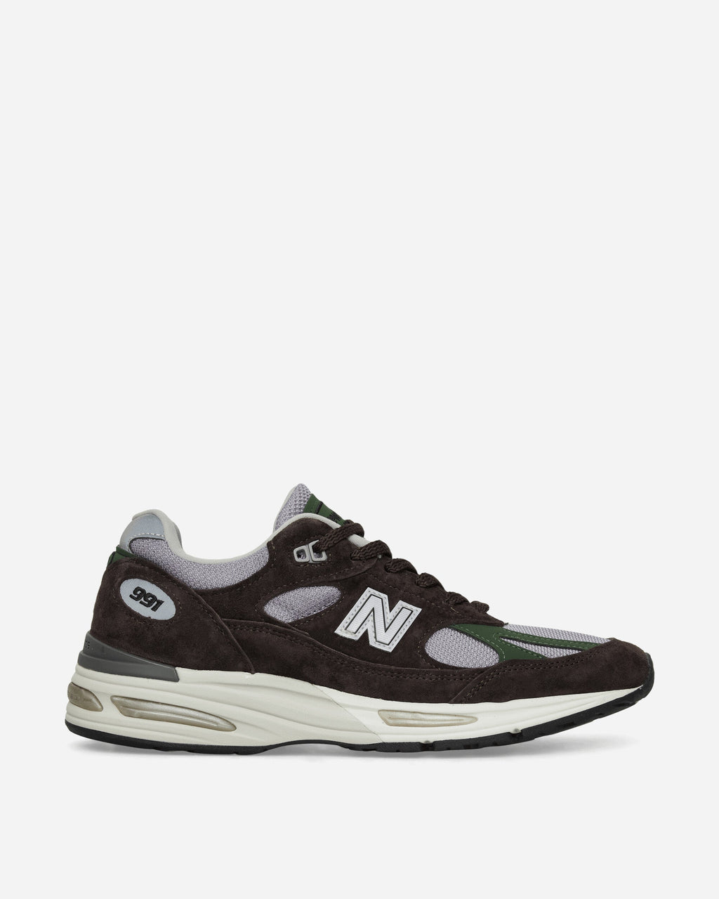 Оригінальна Made In Uk 991v2 Sneakers Licorice New balance – боковий вид