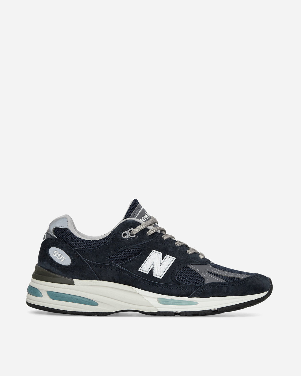 Made In Uk 991v2 Sneakers Dark Navy New balance – Гарантія оригінальності – боковий вид