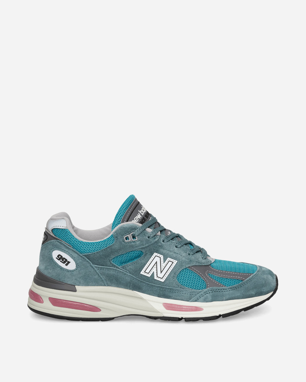 Made In Uk 991v2 Sneakers Porcelain Green New balance оригінал – Купити в Україні – боковий вид