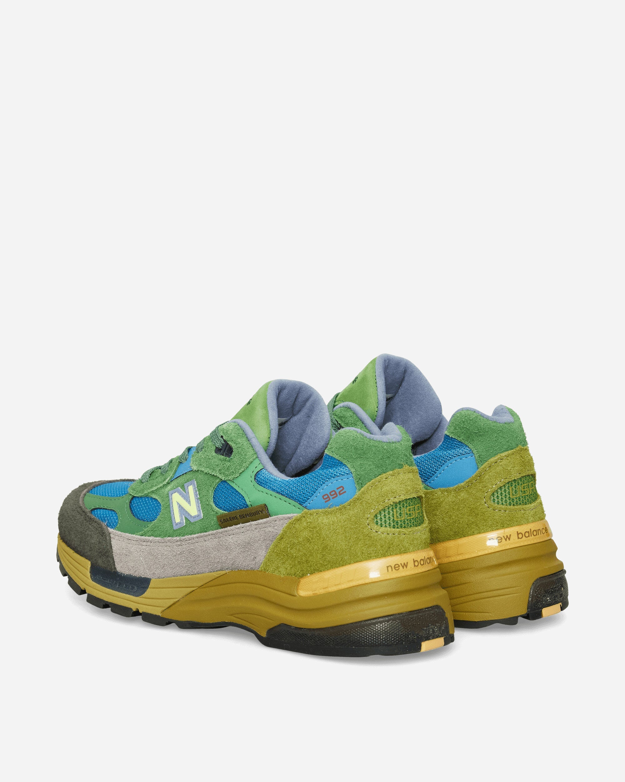 Salehe Bembury Made In Usa 992 Sneakers Green New balance – Гарантія оригінальності – збільшений вид - NEW BALANCE