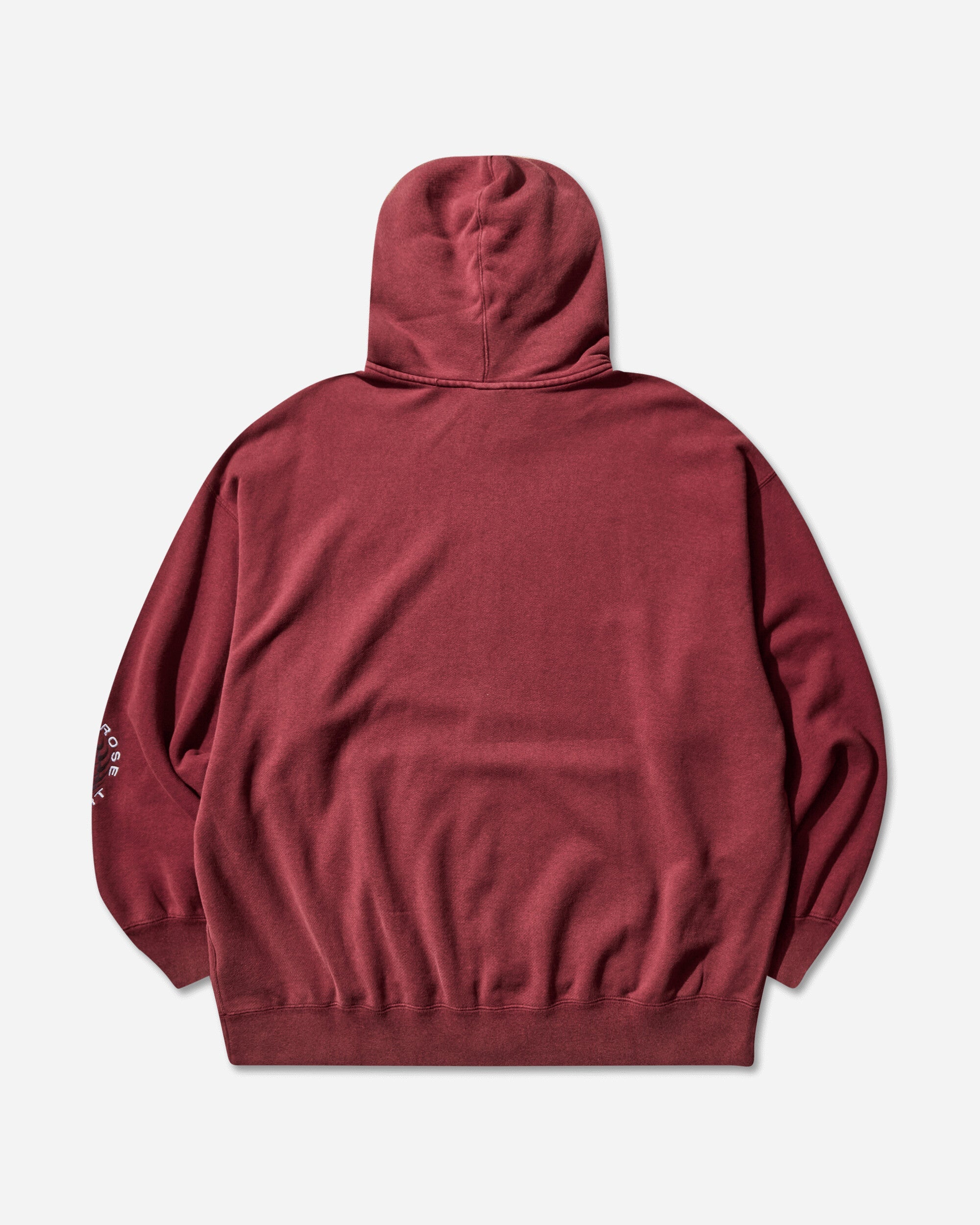 Mens Martine Rose Full-Zip Hoodie Team Crimson Nike оригінал – Купити в Україні – вид ззаду - NIKE