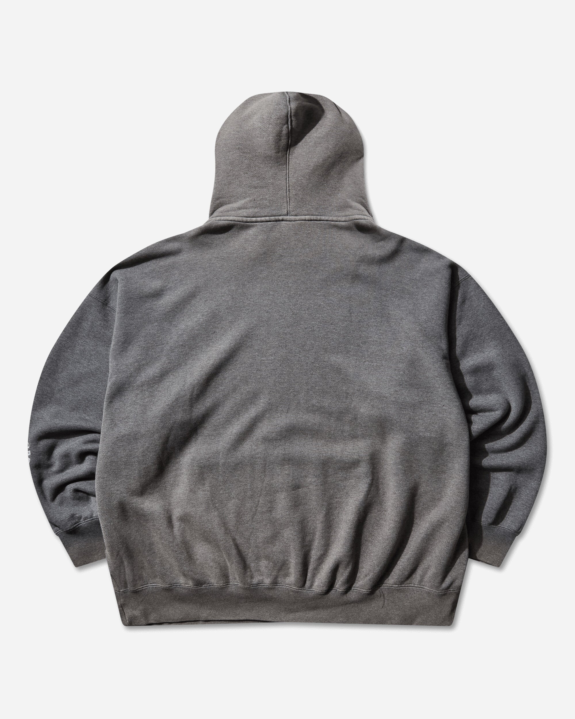 Оригінальна Mens Martine Rose Full-Zip Hoodie Charcoal Heather Nike – вид ззаду - NIKE