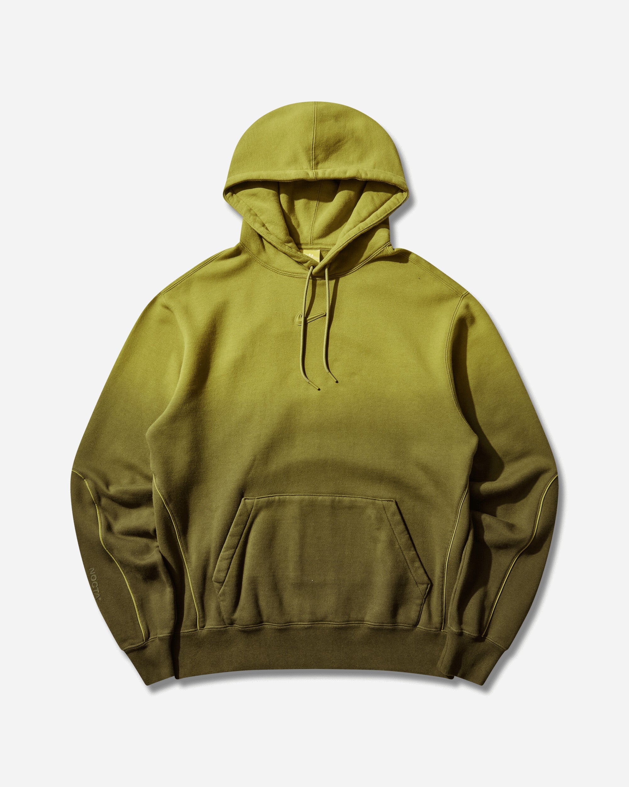 Mens Nocta Hoodie Medium Olive Nike – Гарантія оригінальності – боковий вид - NIKE