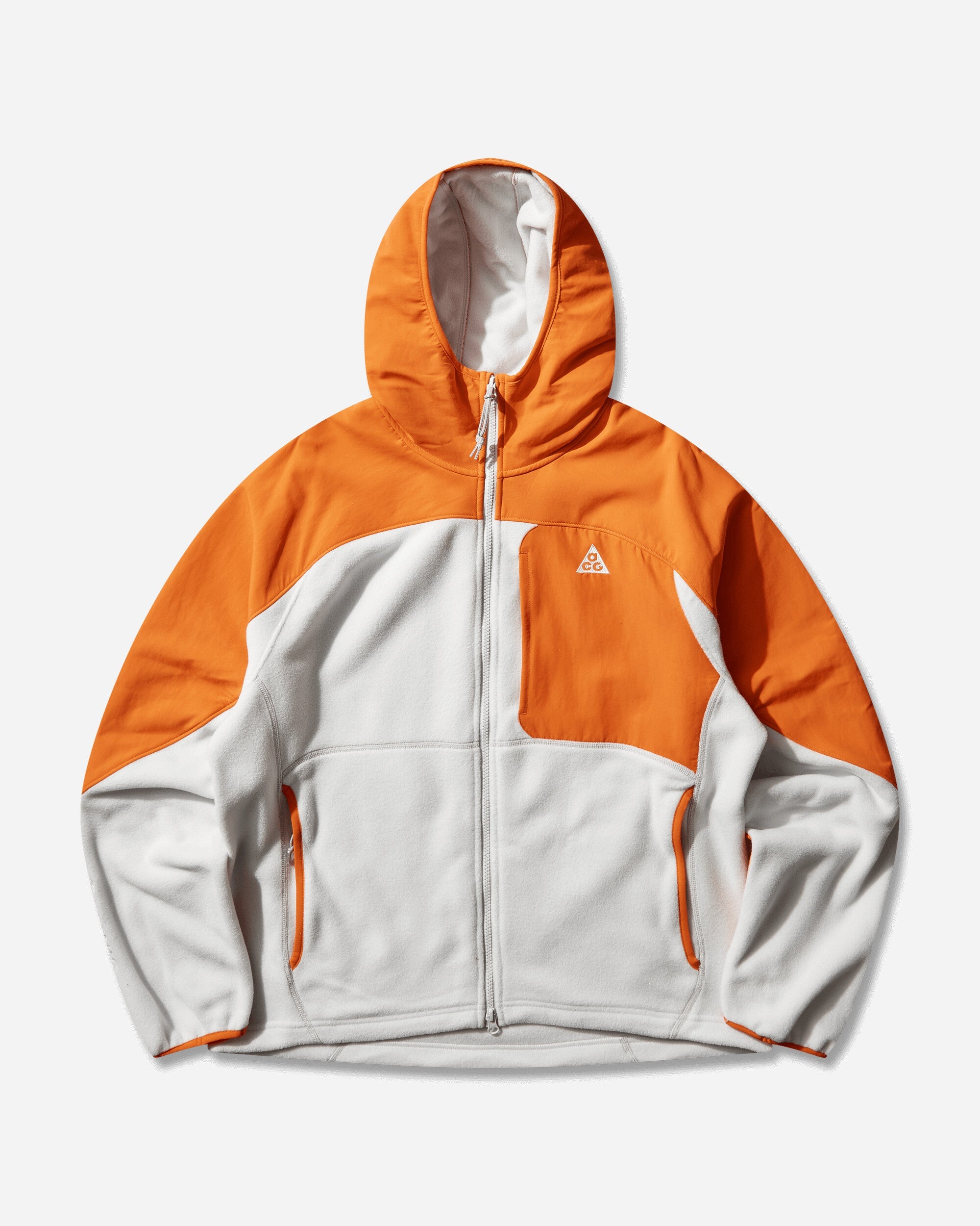 Mens Acg Wolf Tree Plus Full-Zip Hooded MID Layer Safety Orange Nike оригінал – Купити в Україні – боковий вид