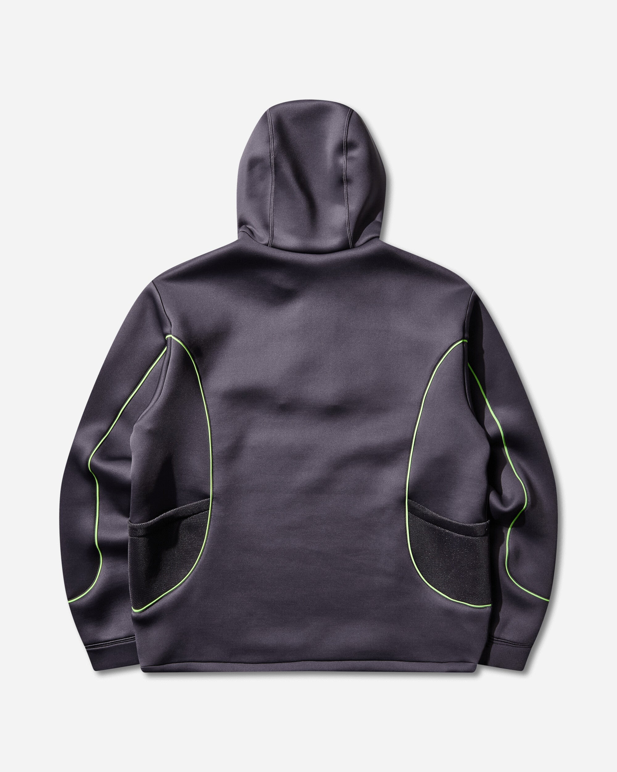 Mens Project F.r.o.g. Bubble Mesh Pullover Hoodie Dark Raisin Nike – Гарантія оригінальності – вид ззаду
