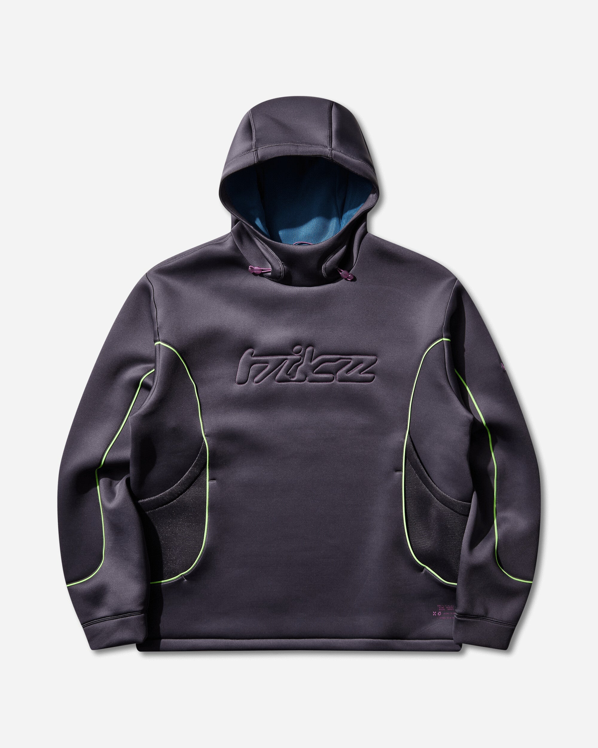 Mens Project F.r.o.g. Bubble Mesh Pullover Hoodie Dark Raisin Nike – Гарантія оригінальності – боковий вид
