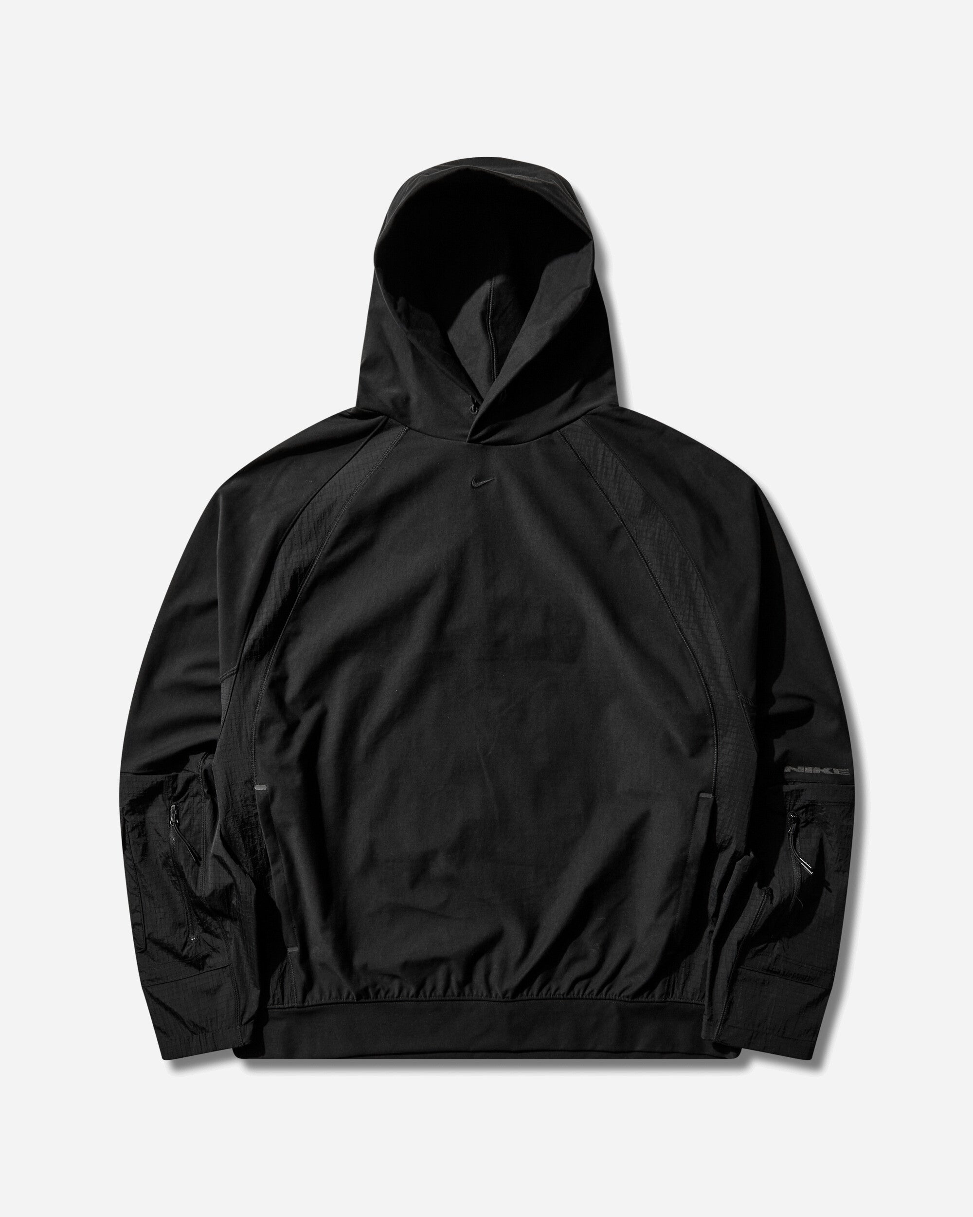 Mens Tech Dri-Fit Shori Knit Utility Hoodie Black Nike оригінал – Купити в Україні – боковий вид