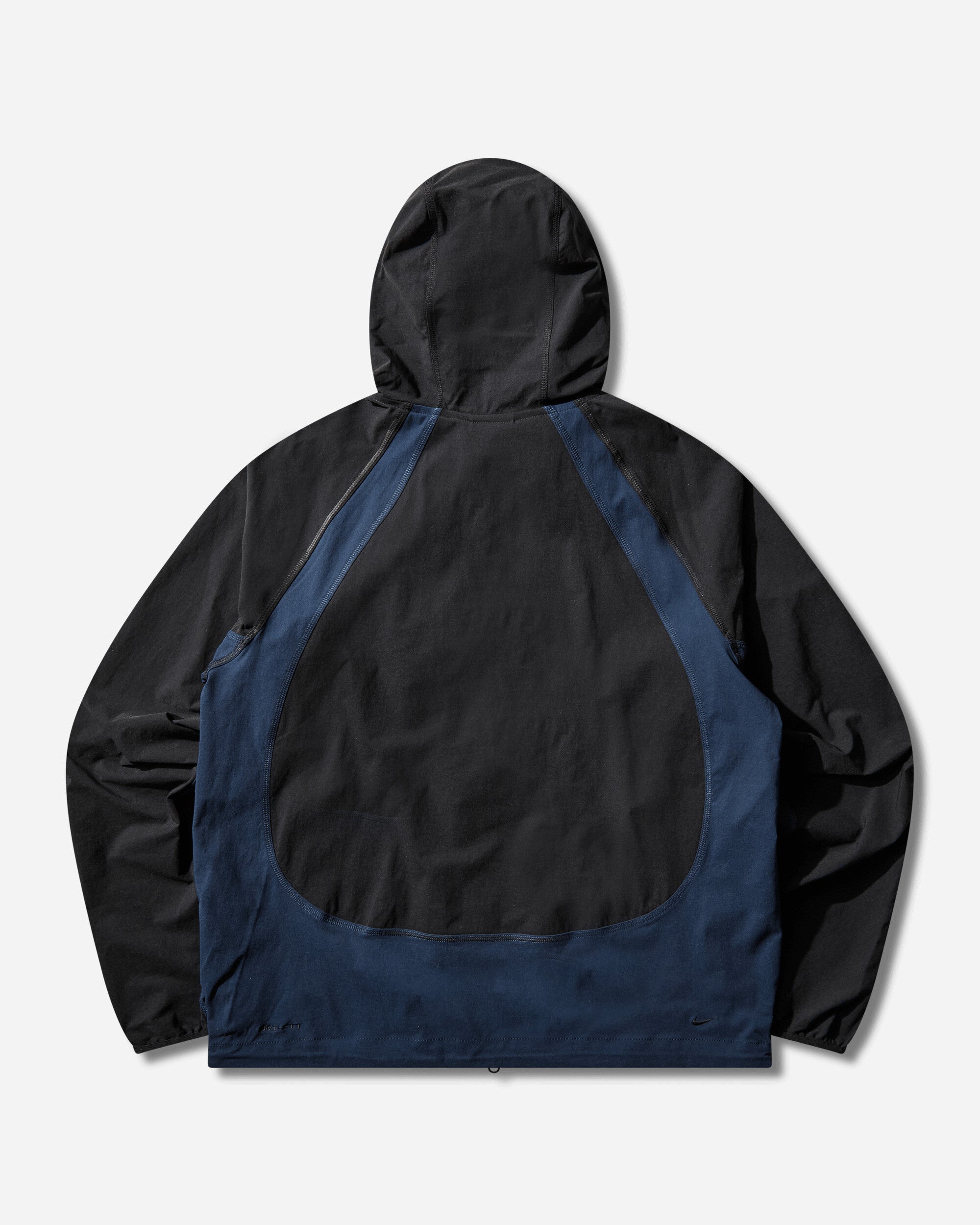 Mens Tech Dri-Fit Color-Block Windrunner Loose Jacket Black Nike – Гарантія оригінальності – вид ззаду - NIKE